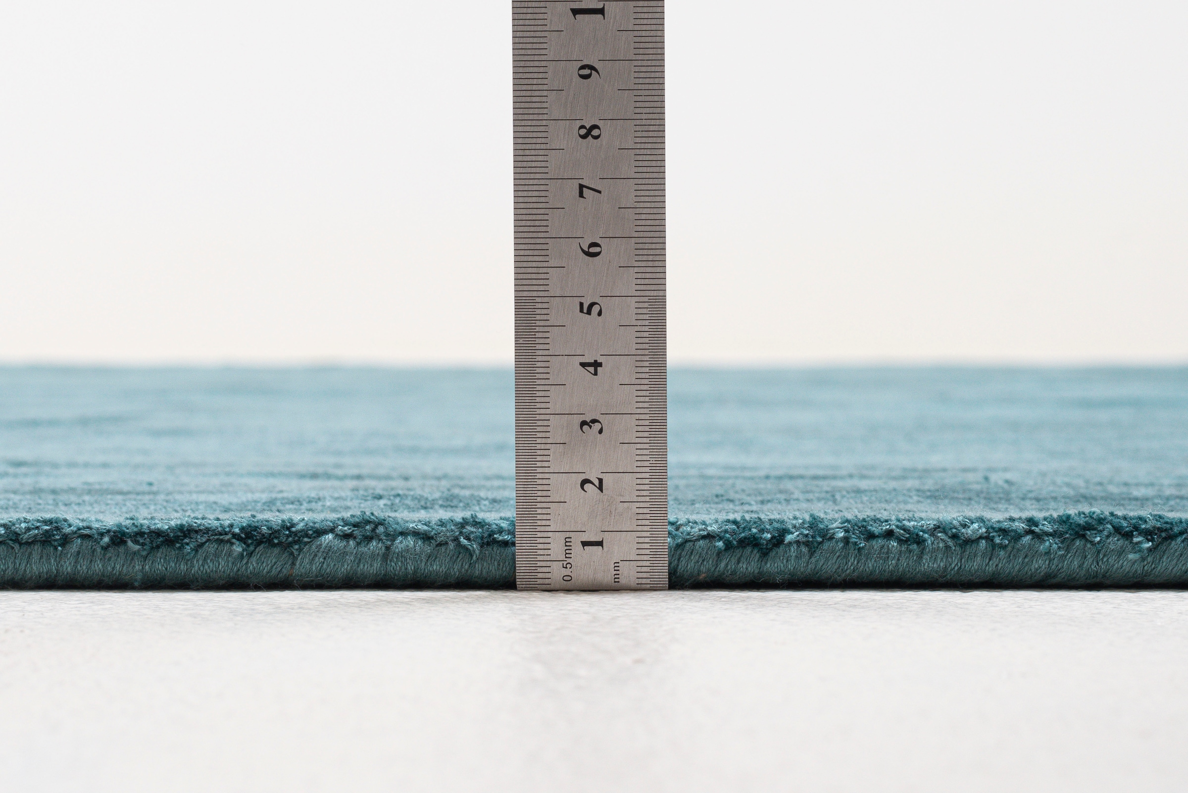 TOM TAILOR HOME Tapis »Shine uni« Rectangulaire 8 mm Höhe Handweb Teppich, 100% Viskose, handgewebt, mit elegantem Schimmer