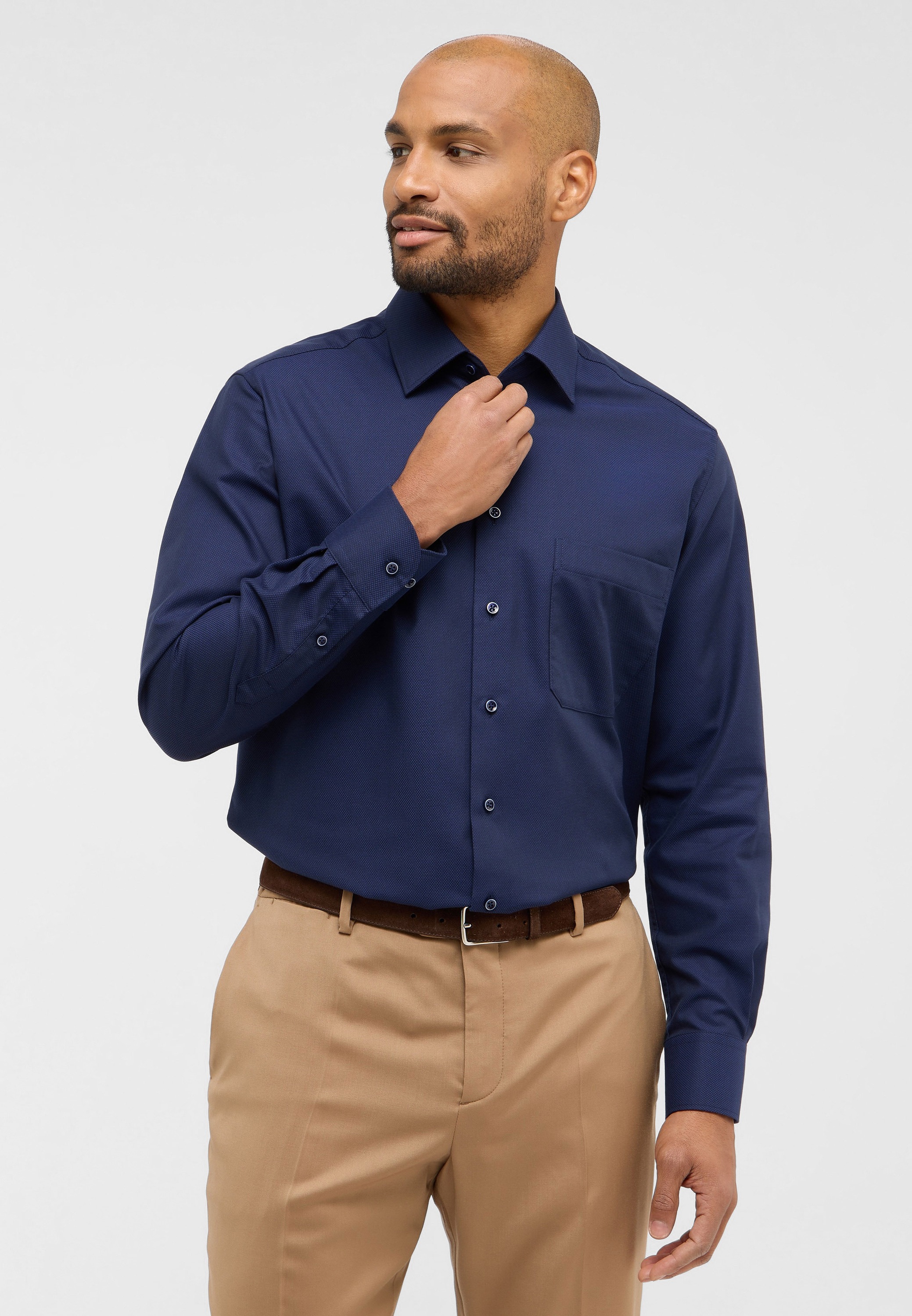 Eterna Langarmhemd »COMFORT FIT« NON IRON (bügelfrei)
