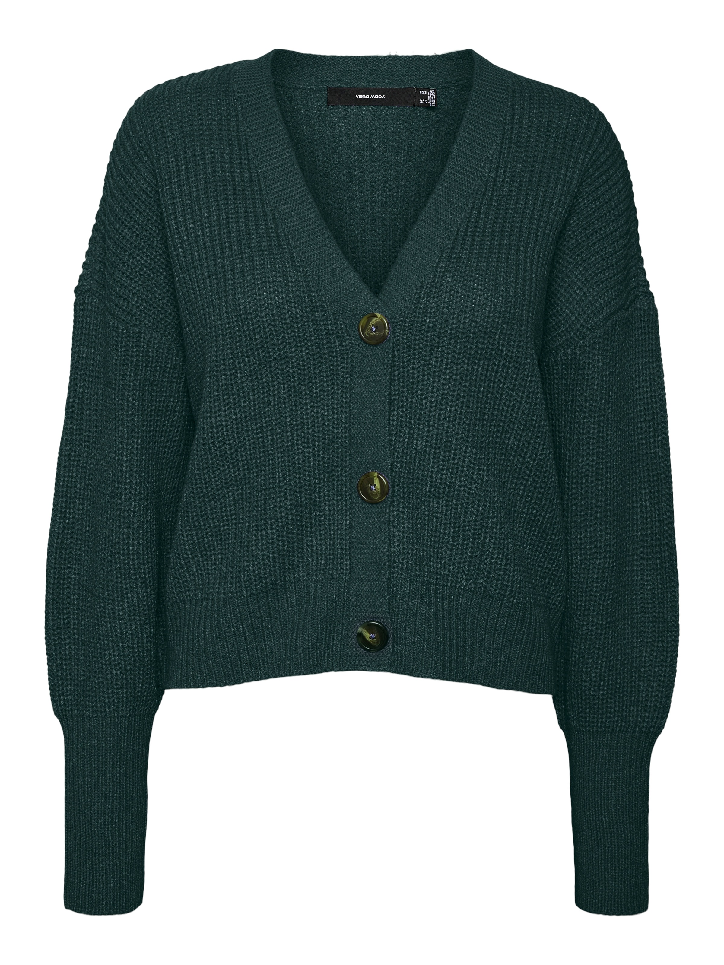 Vero Moda Veste en tricot »VMLEA LS V-NECK CUFF CARDIGAN NOOS« fibre synthétique, coupe régulière