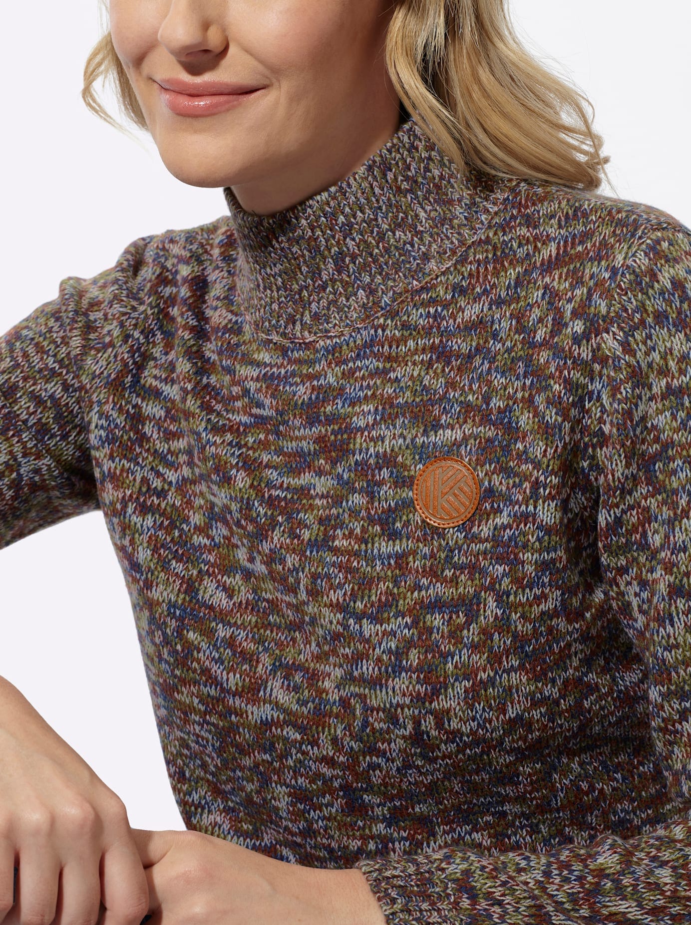 Classic Basics Pull à col montant »Stehkragen-Pullover«
