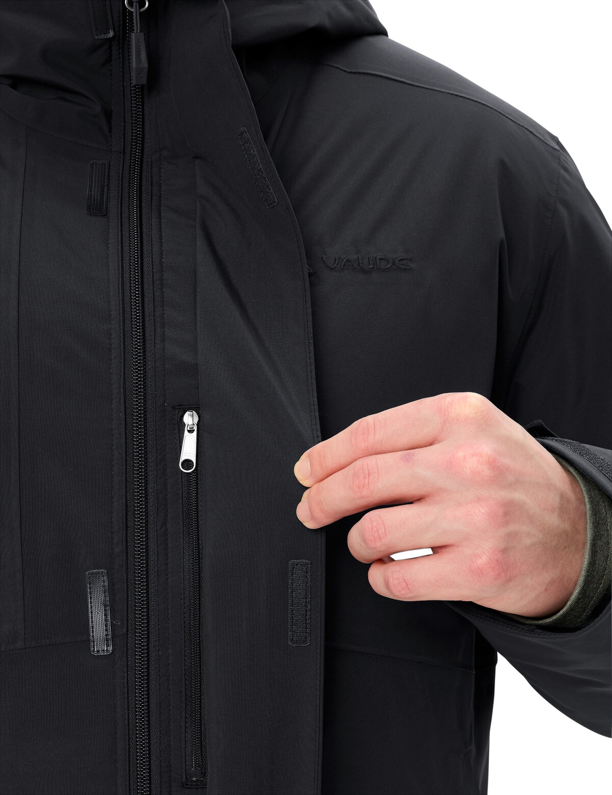 VAUDE Manteau d'hiver »MEN'S ROSEMOOR PADDED PARKA« avec isolation complète, jusqu'aux cuisses, imperméable