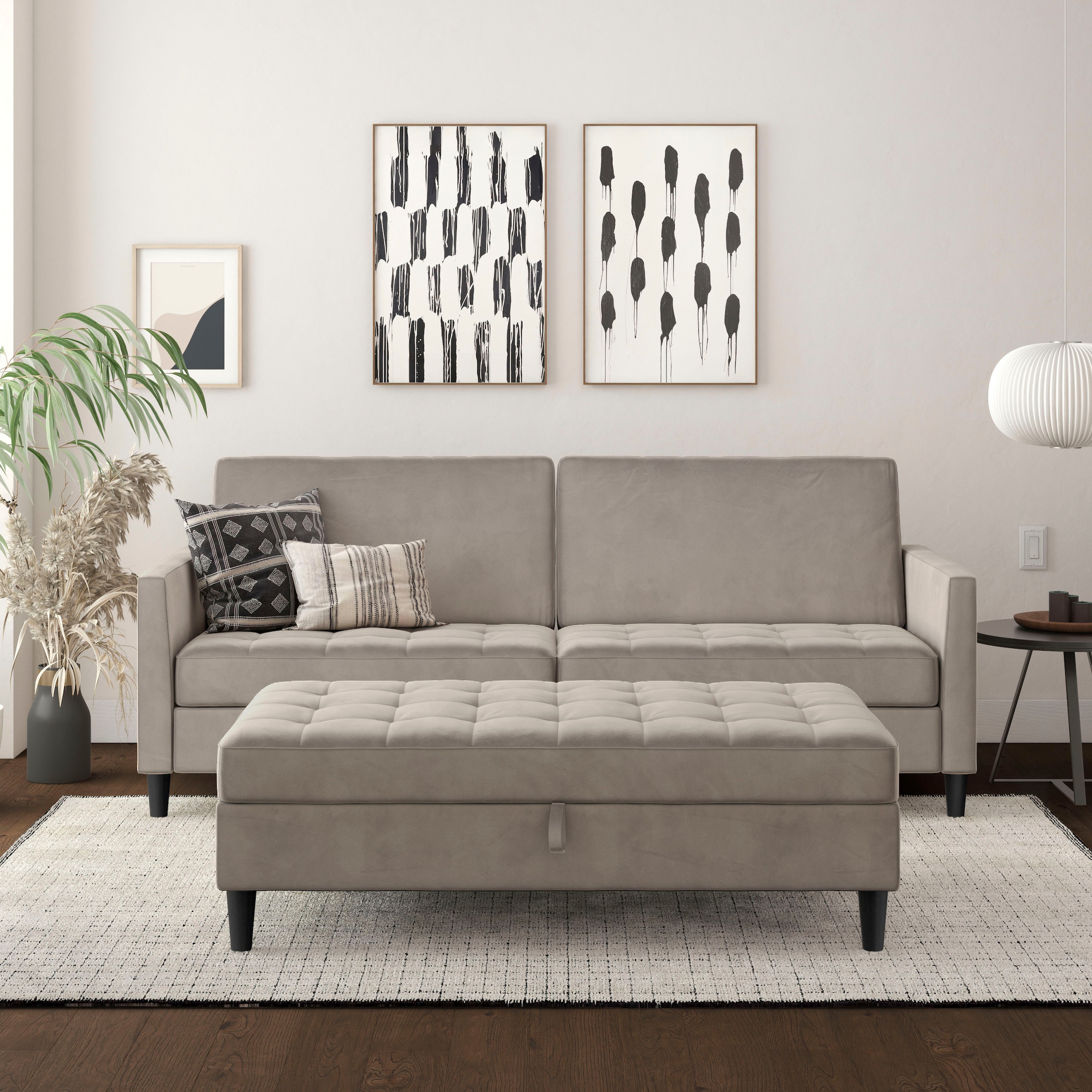Dorel Home 3-places »Presley« Sofa mit Bett-Funktion und verstellbarer Rückenlehne
