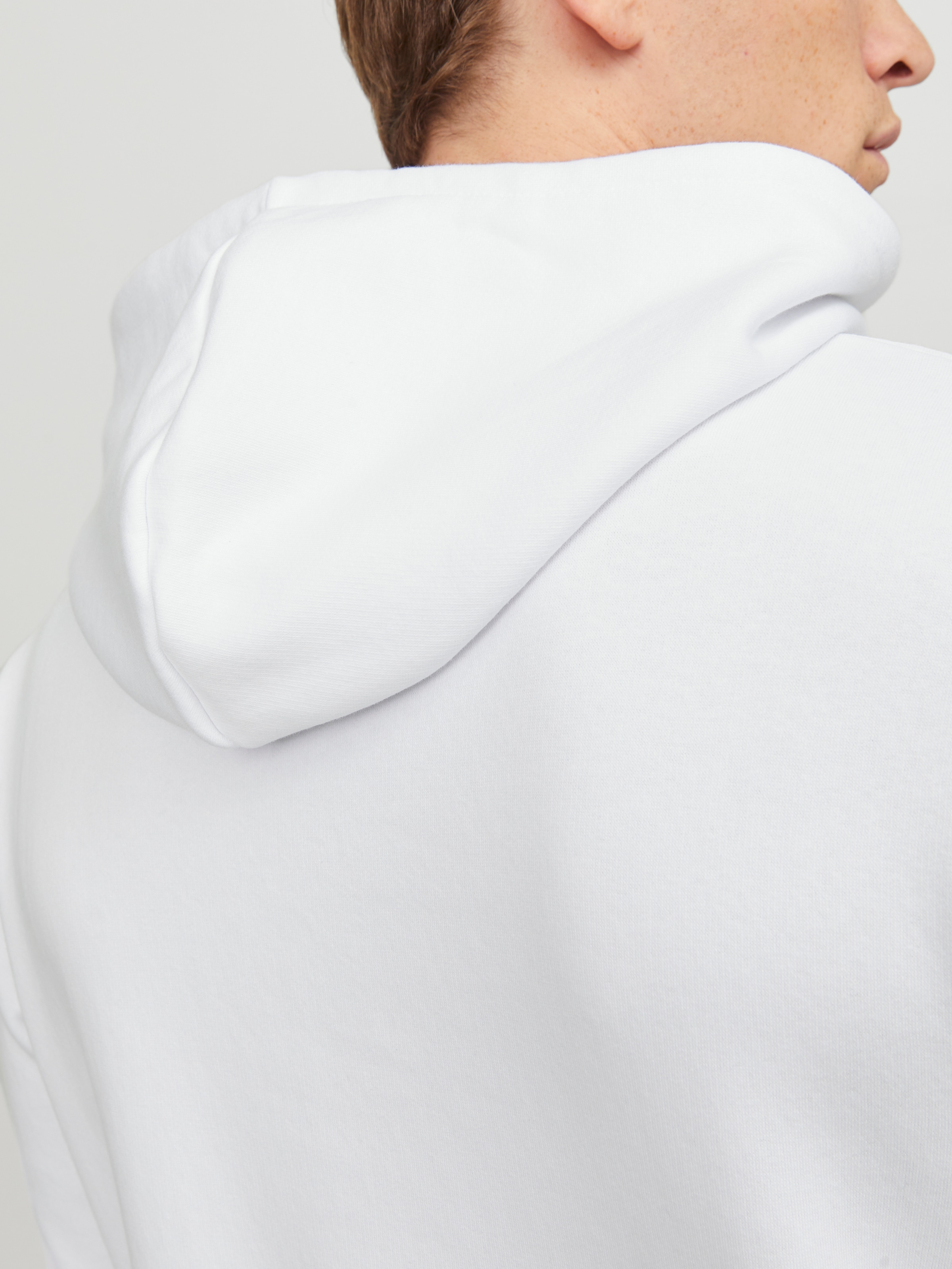 Jack & Jones Sweat à capuche »JJECORP Hoodie mit Logo und hohem Tragekomfort«, bedruckt, casual, regular fit, Baumwollmischung, Rundhals
