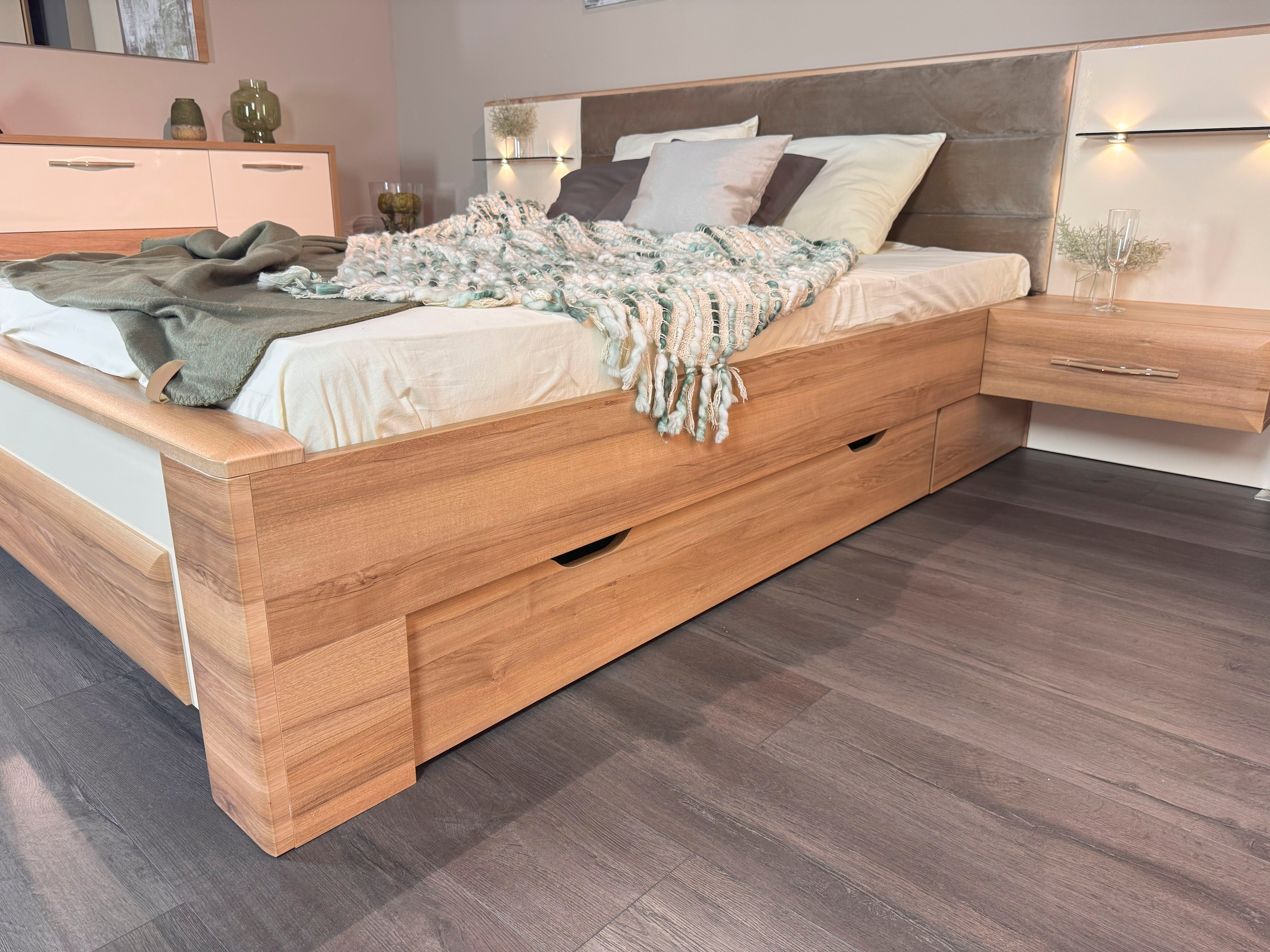 GOODproduct Tiroir de lit »Gala, Schublade auf Rollen für ausreichend Stauraum unter dem Bett« Extension pour les lits Gala, adaptée aux deux surfaces de couchage
