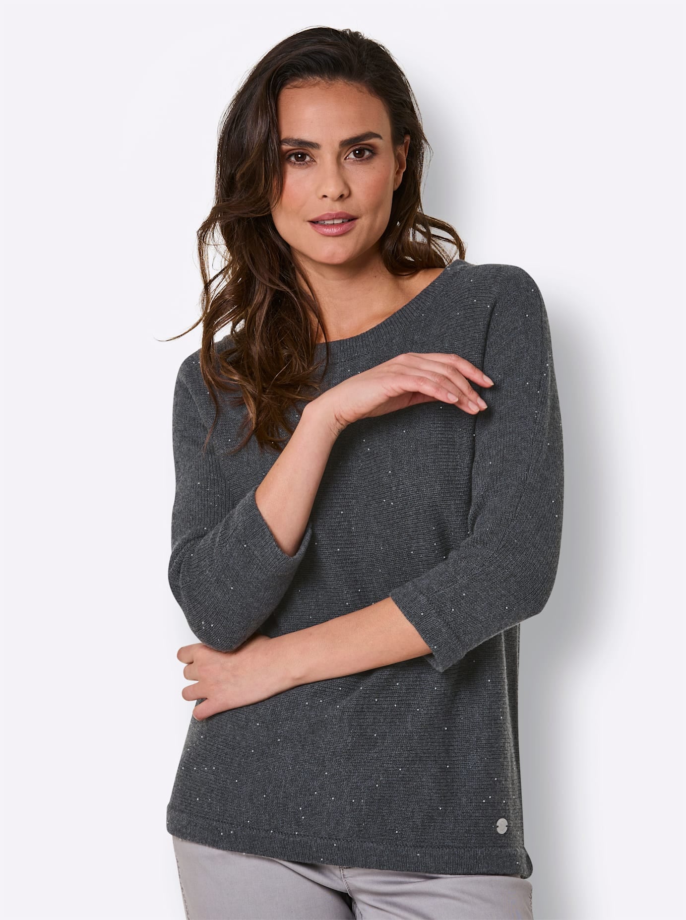 CREATION L PREMIUM Pull en laine »Kaschmir-Woll-Pullover«