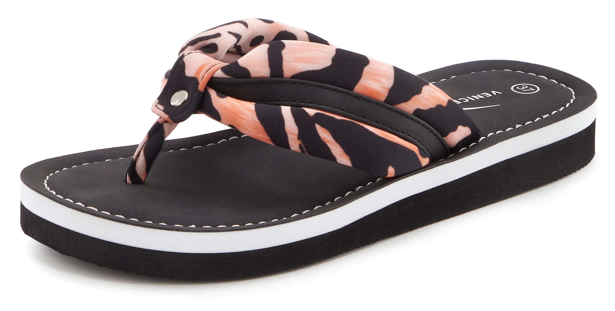 Venice Beach Séparateur d'orteils de bain »Sandale, Badeschuh, Pantolette, Badelatsche, Flip Flop, Badeschlappe«  Zehentrenner mit wasserabweisender und leichter Sohle VEGAN