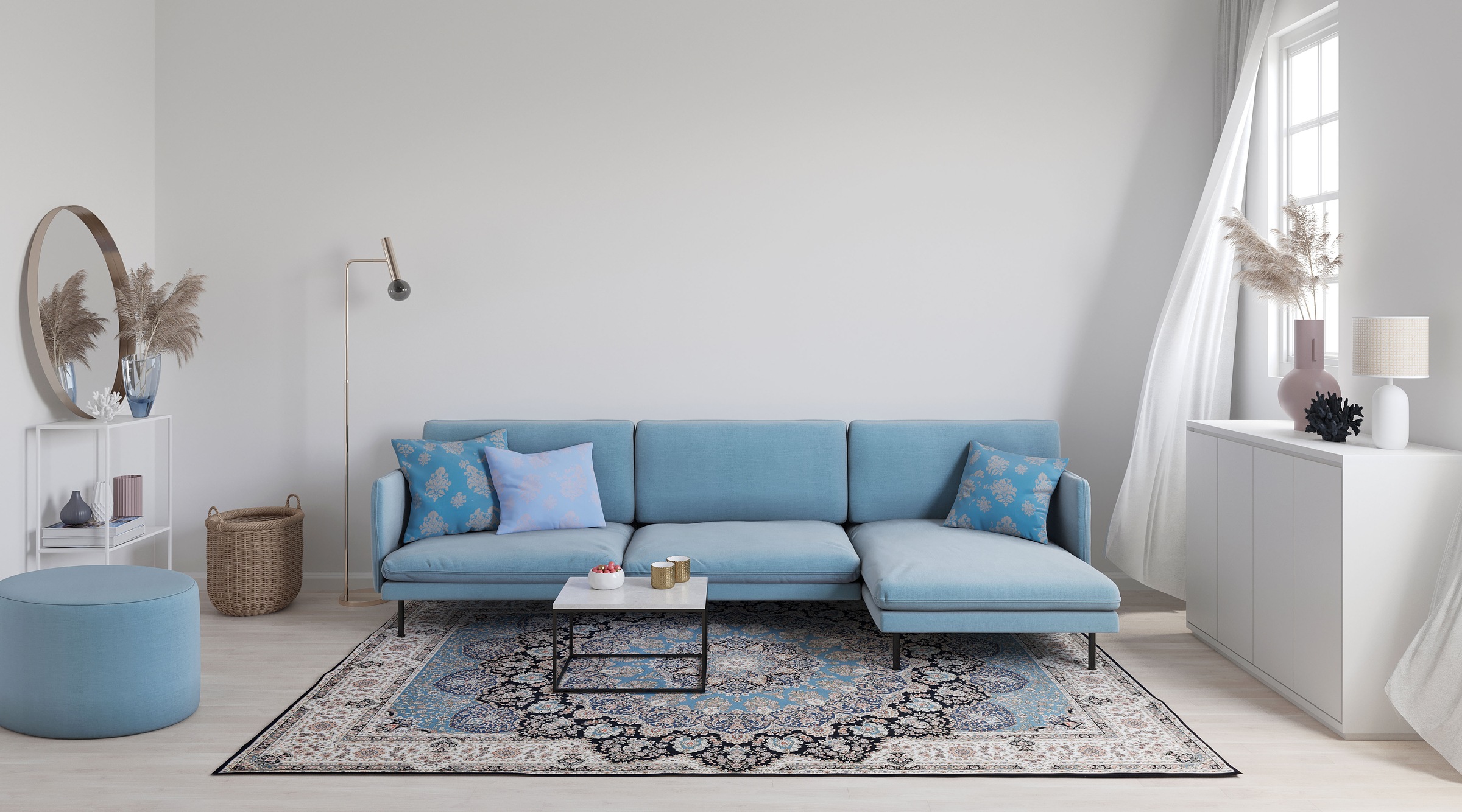 Gino Falcone Teppich »Adele Print« rechteckig 3 mm Höhe Orient-Optik, ideal im Wohnzimmer & Schlafzimmer