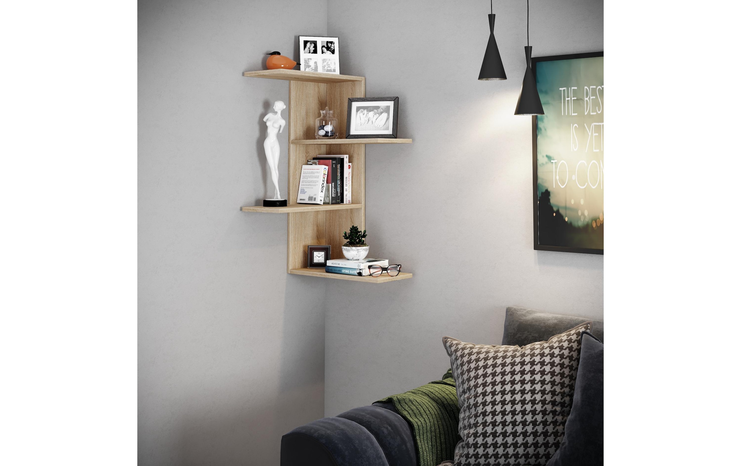 VCM Wandregal »Balos 77 x 45 cm«