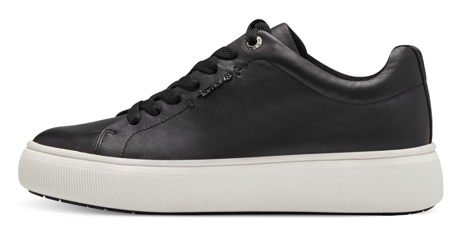 Tamaris Plateausneaker  Freizeitschuh, Halbschuh, Schnürschuh mit Wechselfussbett