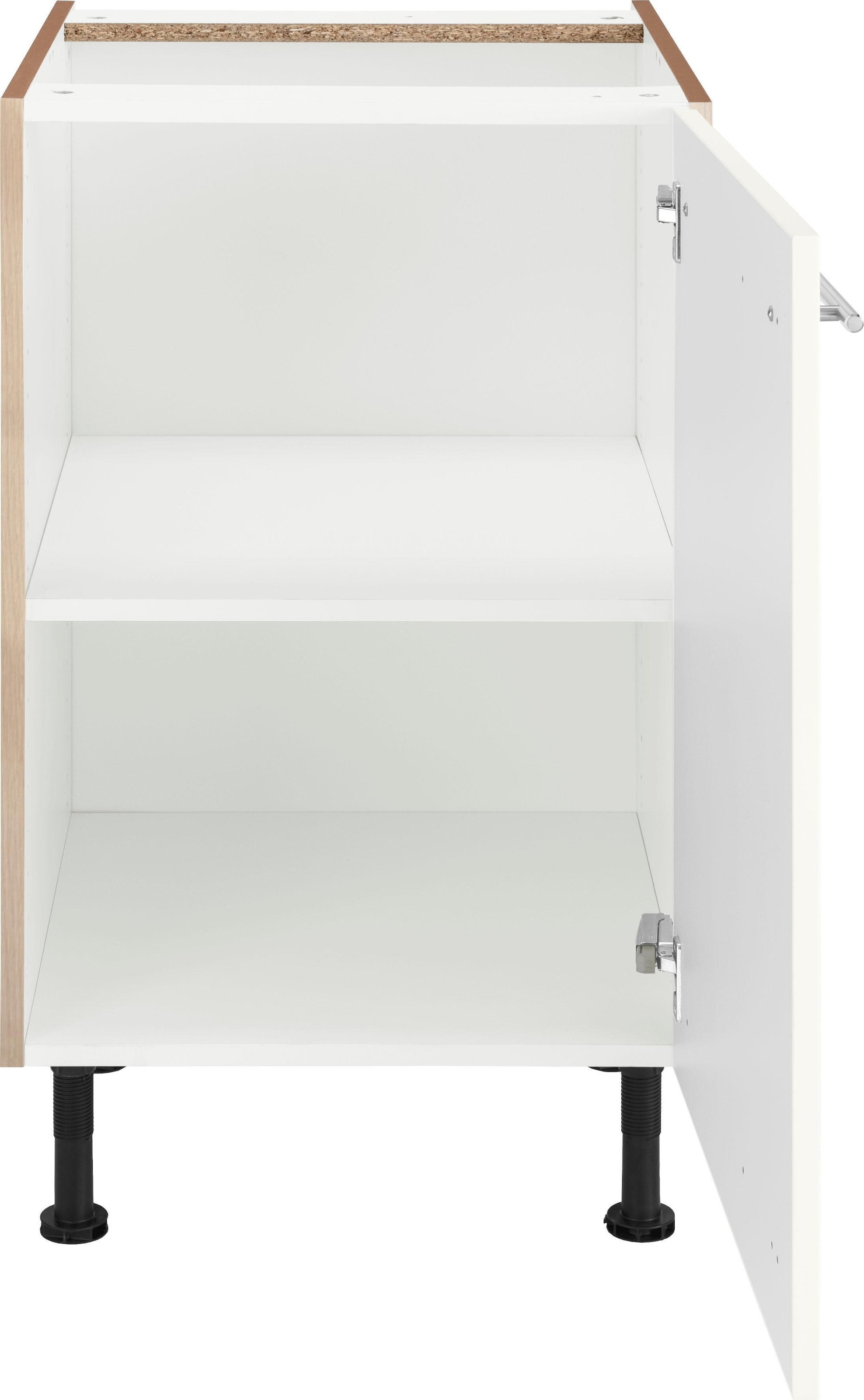 OPTIFIT Unterschrank »Bern« 50 cm breit, mit 1 Tür mit höhenverstellbaren Füssen, mit Metallgriff