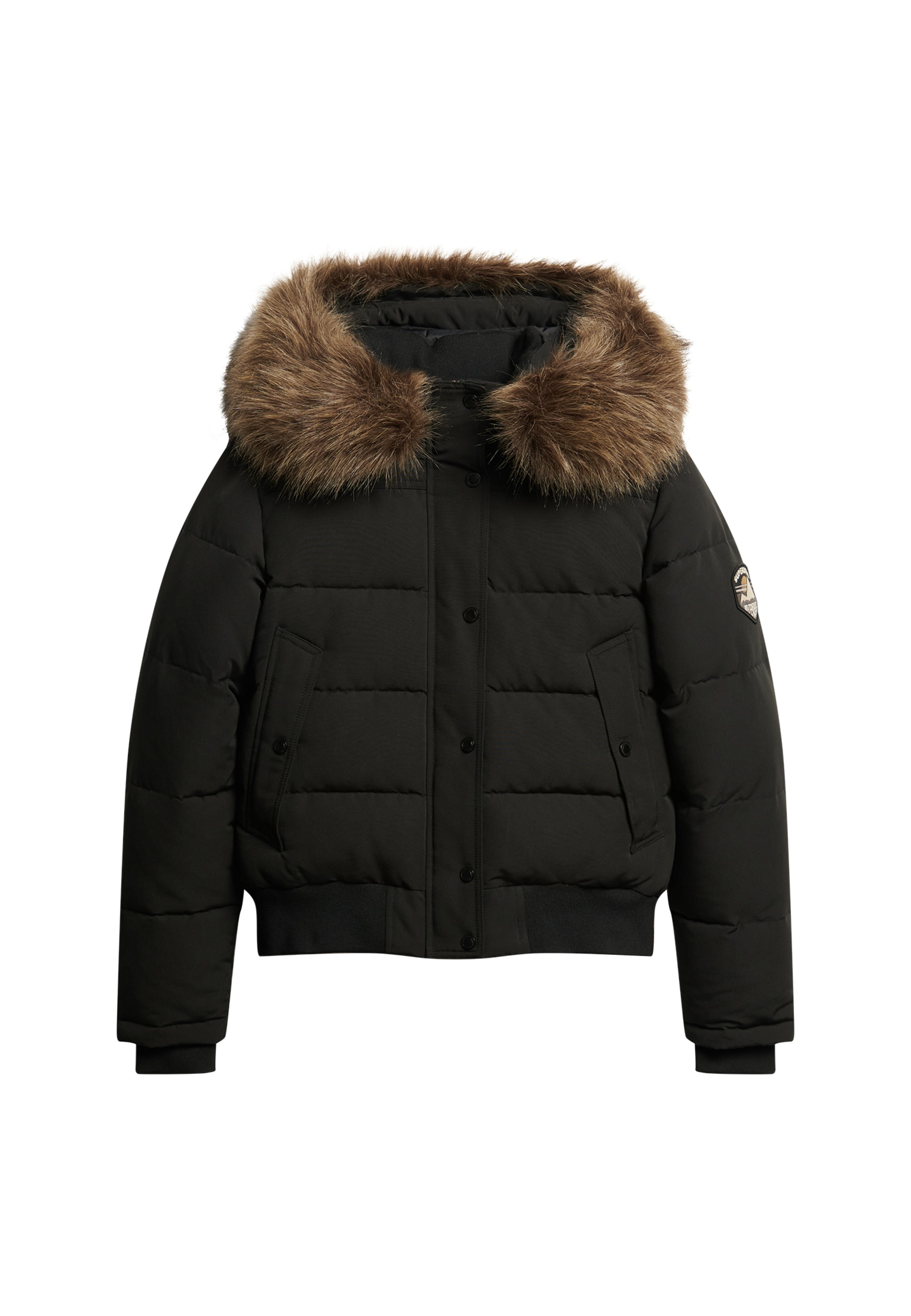 Superdry Steppjacke »EVEREST HOODED BOMBER JKT« mit Kapuze