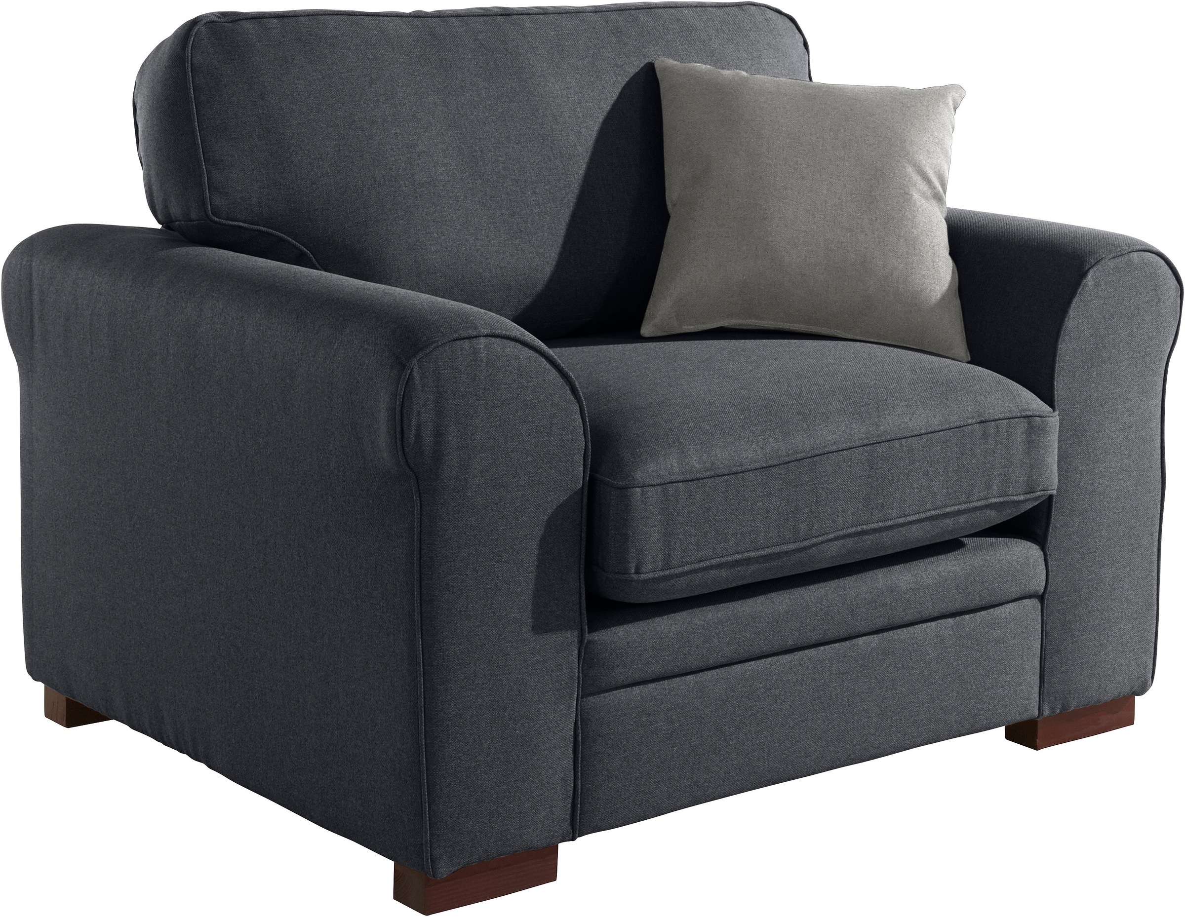 Home affaire Fauteuil »Broughton« weiche Polsterung, passend zur Serie "Broughton", in 3 Bezugsarten