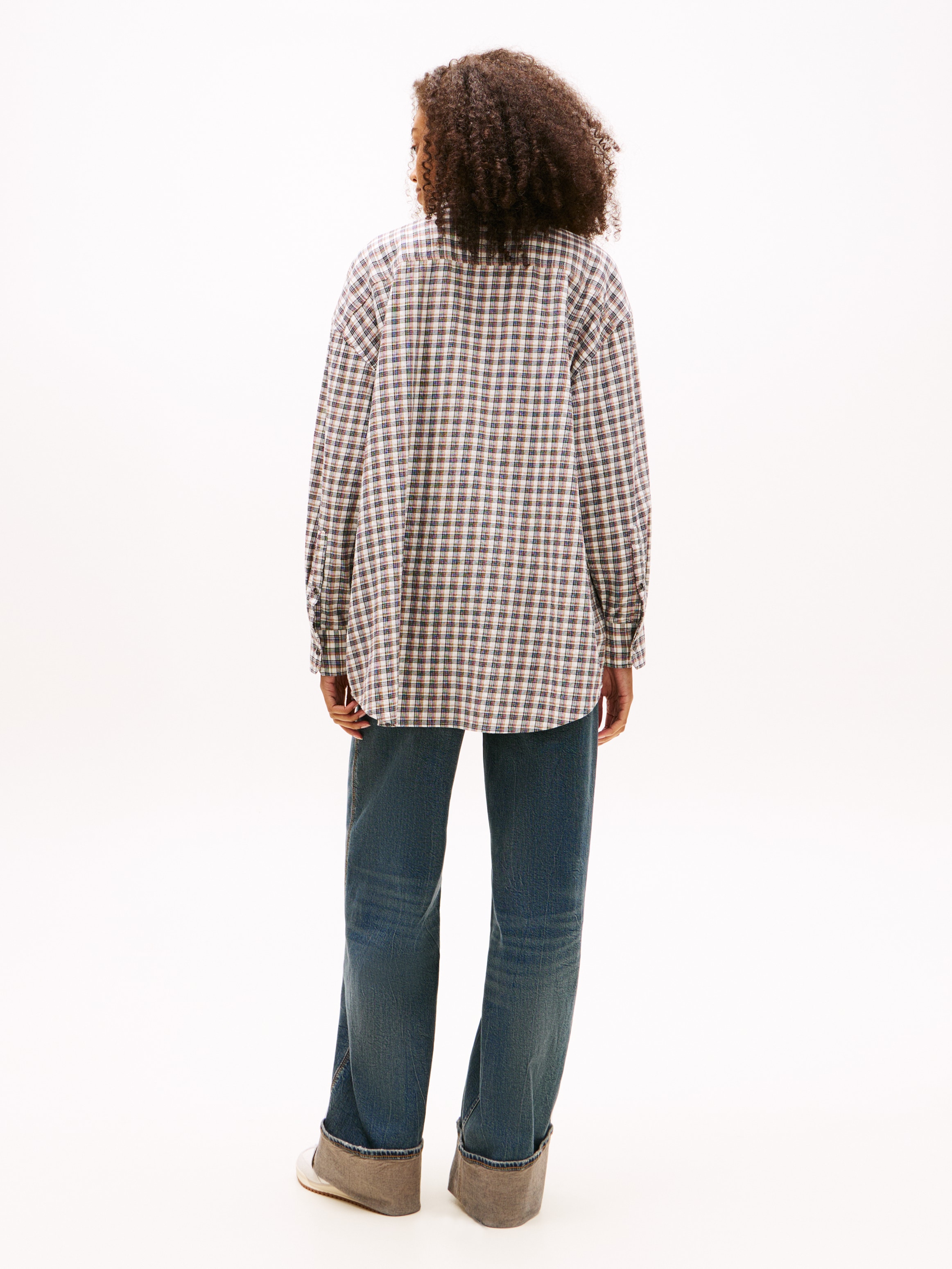 Tommy Jeans Blouse à carreaux »TJW OVS CHIECKED SHIRT EXT«