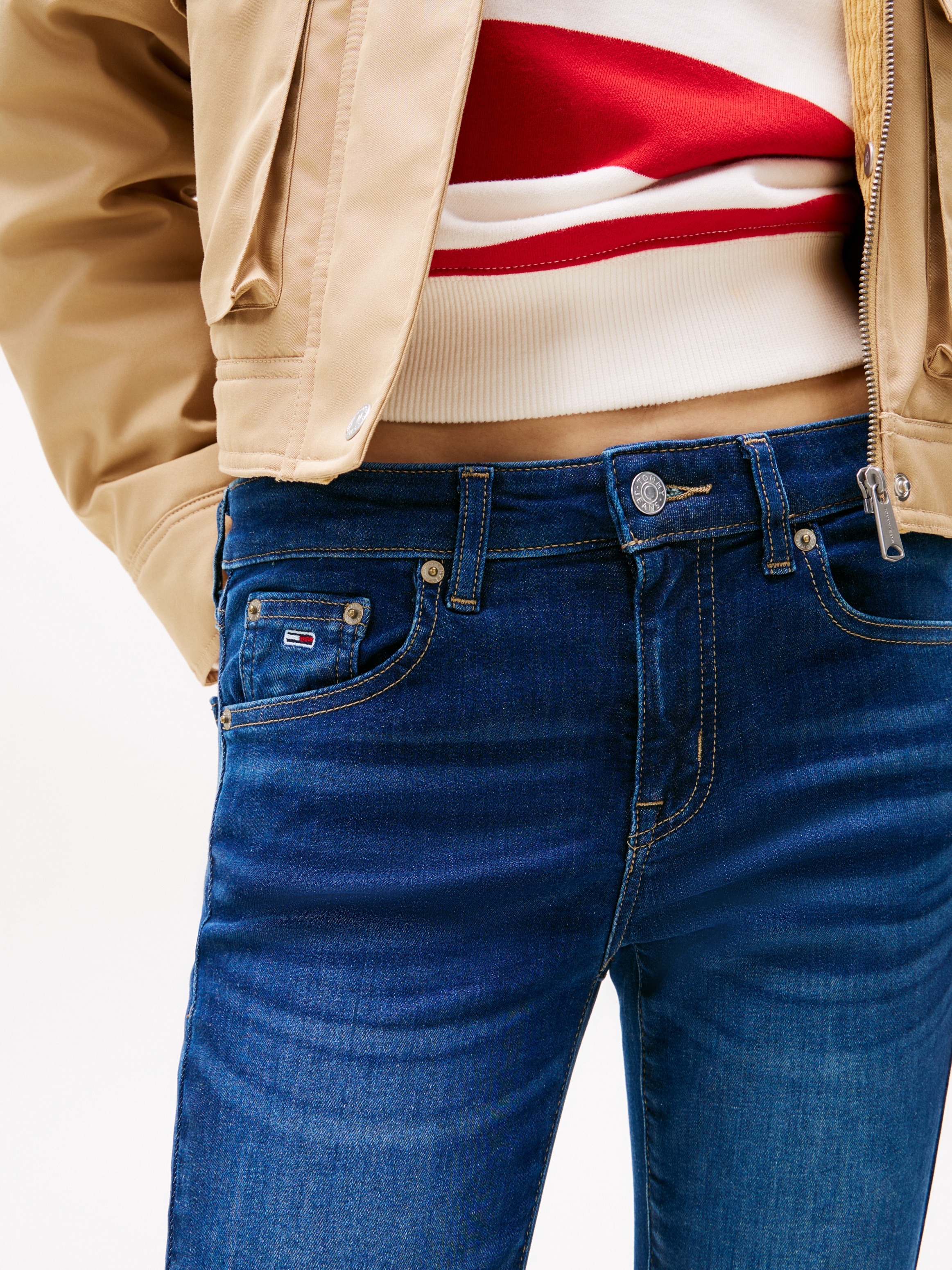 Tommy Jeans Jeans skinny »SOPHIE LW SKN« avec lavage, badge logo, taille basse