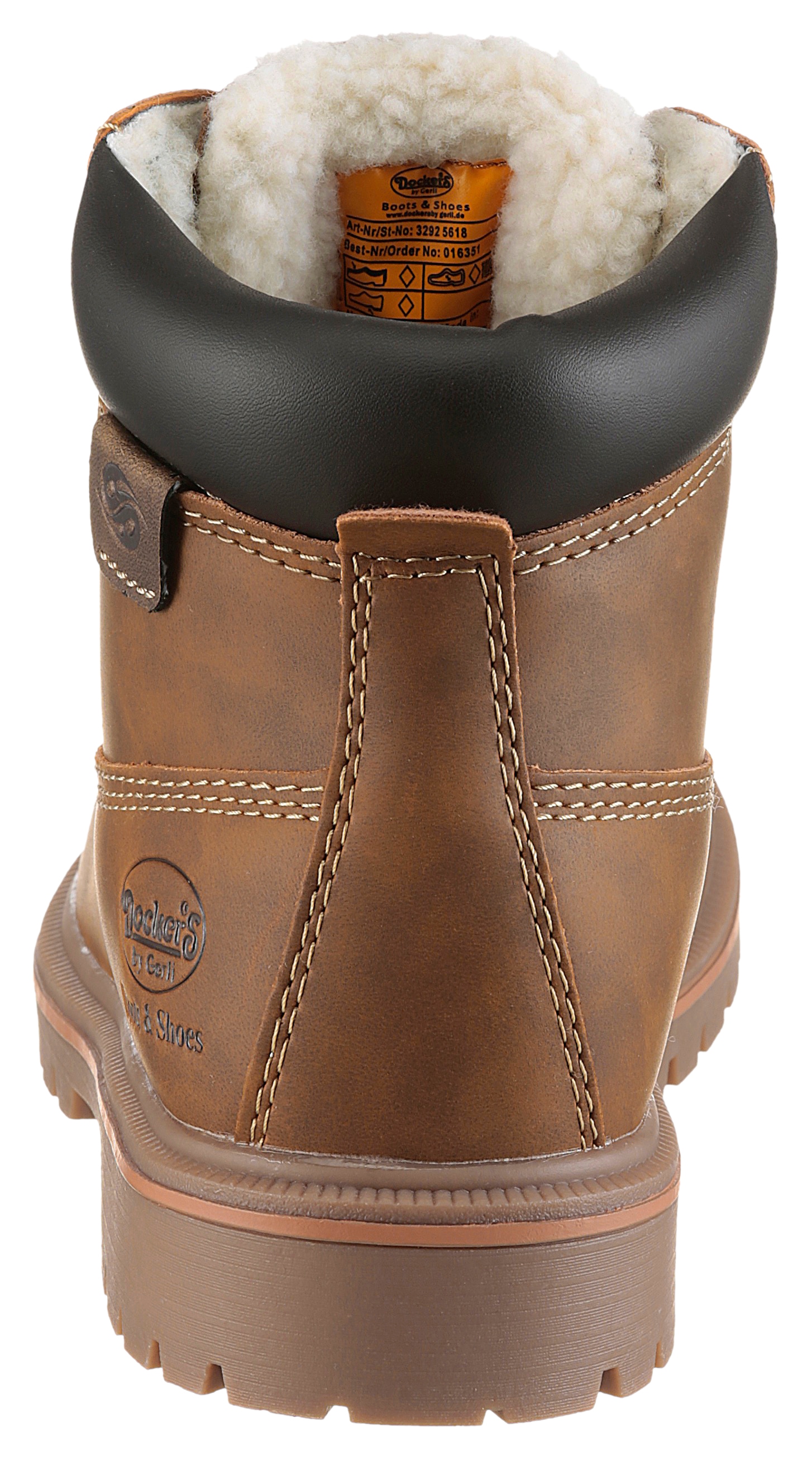 Dockers by Gerli Schnürboots  Worker Boots, Schnürboots mit Schaftrandpolsterung