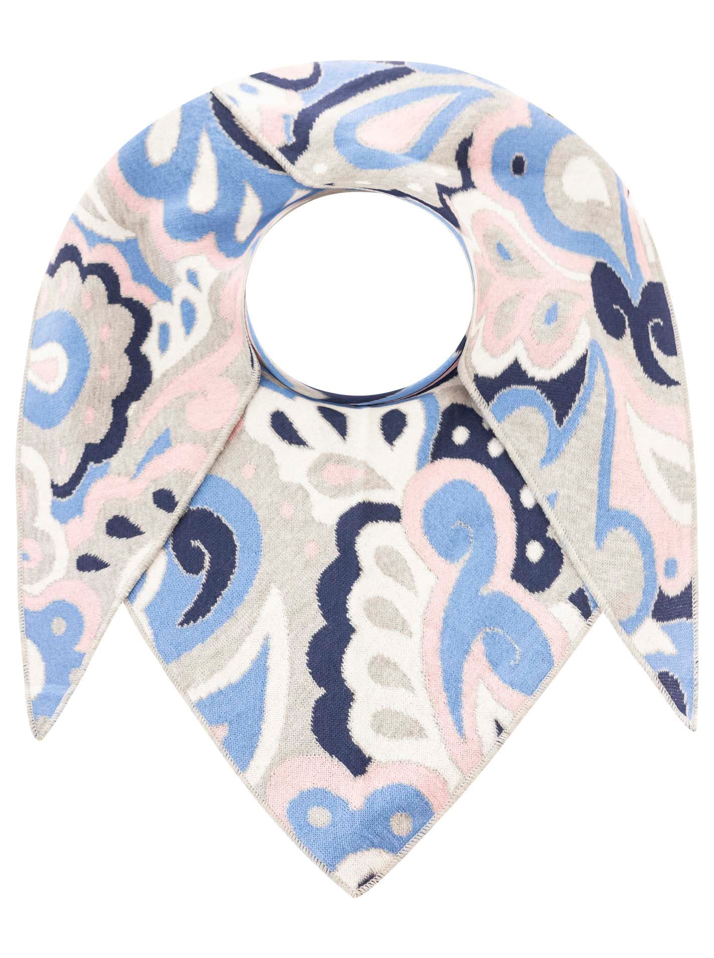 Zwillingsherz Foulard triangulaire »"Paisley all over"« modisches Muster, Strick, wärmend