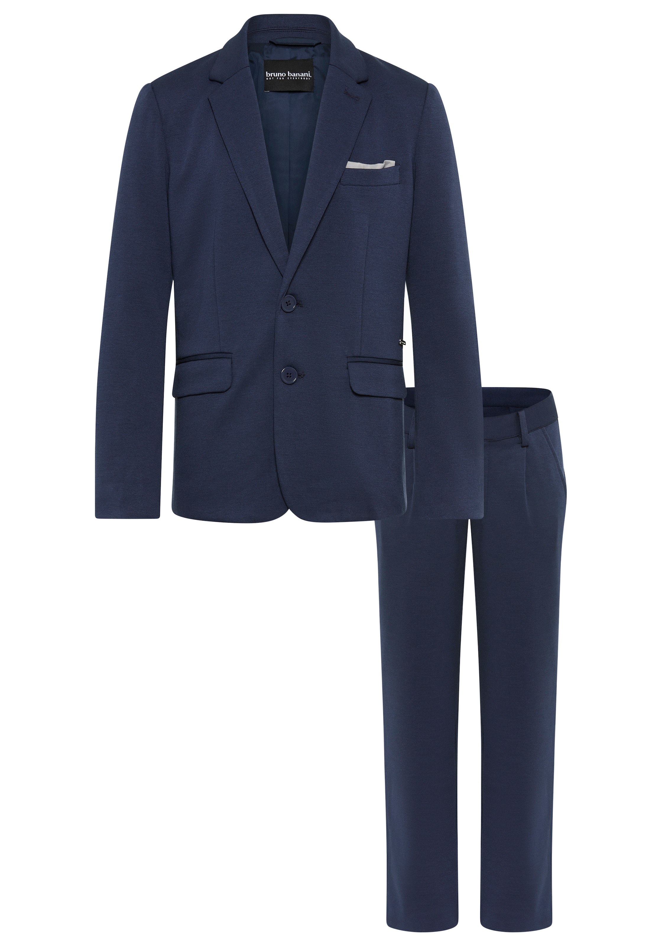 Bruno Banani Costume »2tlg. Jersey Anzug für Jungen« Ensemble, Sakko & Hose, 2 cuis tlg. Basique Für jeden Anlass passend. Eleganter Jersey Anzug für TEENS
