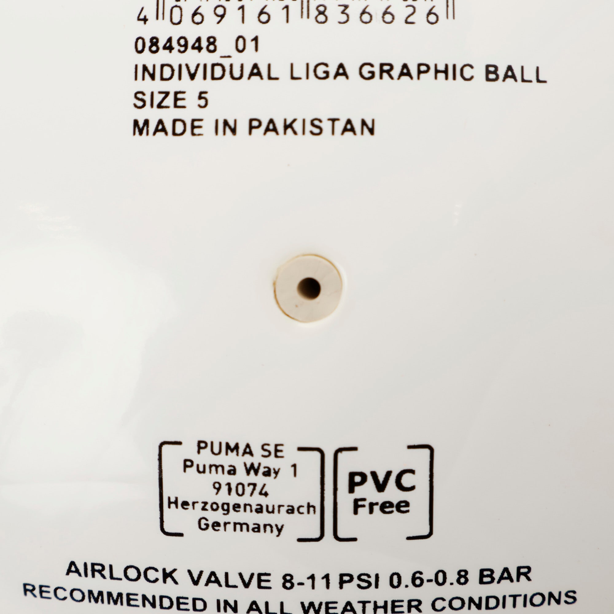 PUMA Football »INDIVIDUALLIGA GRAPHIC BALL« pour entraînement et jeu, en polyuréthane thermoplastique