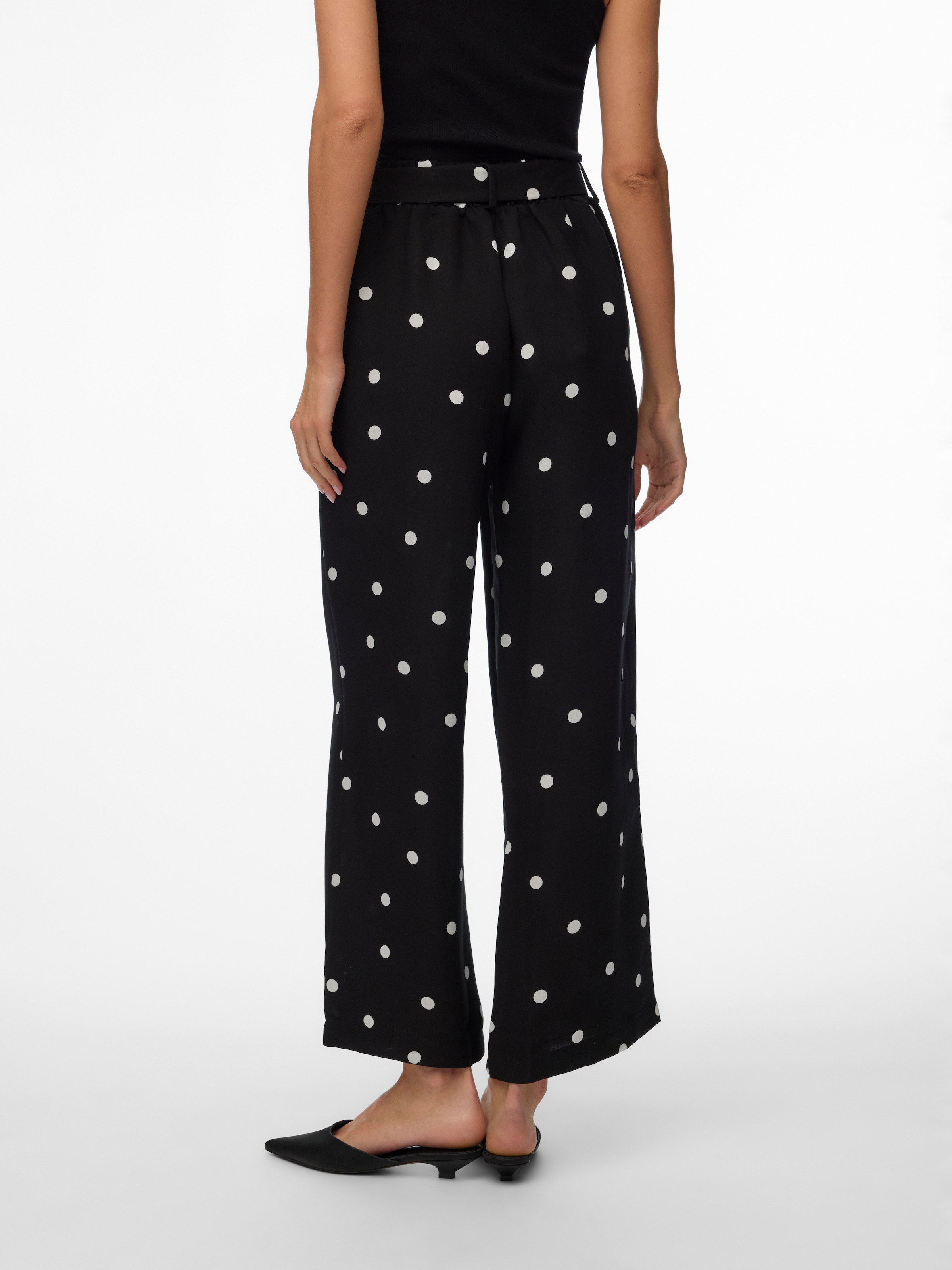 Vero Moda Pantalon à enfiler »VMJOAN HW WIDE PANT WVN BTQ«  Viskosemischung