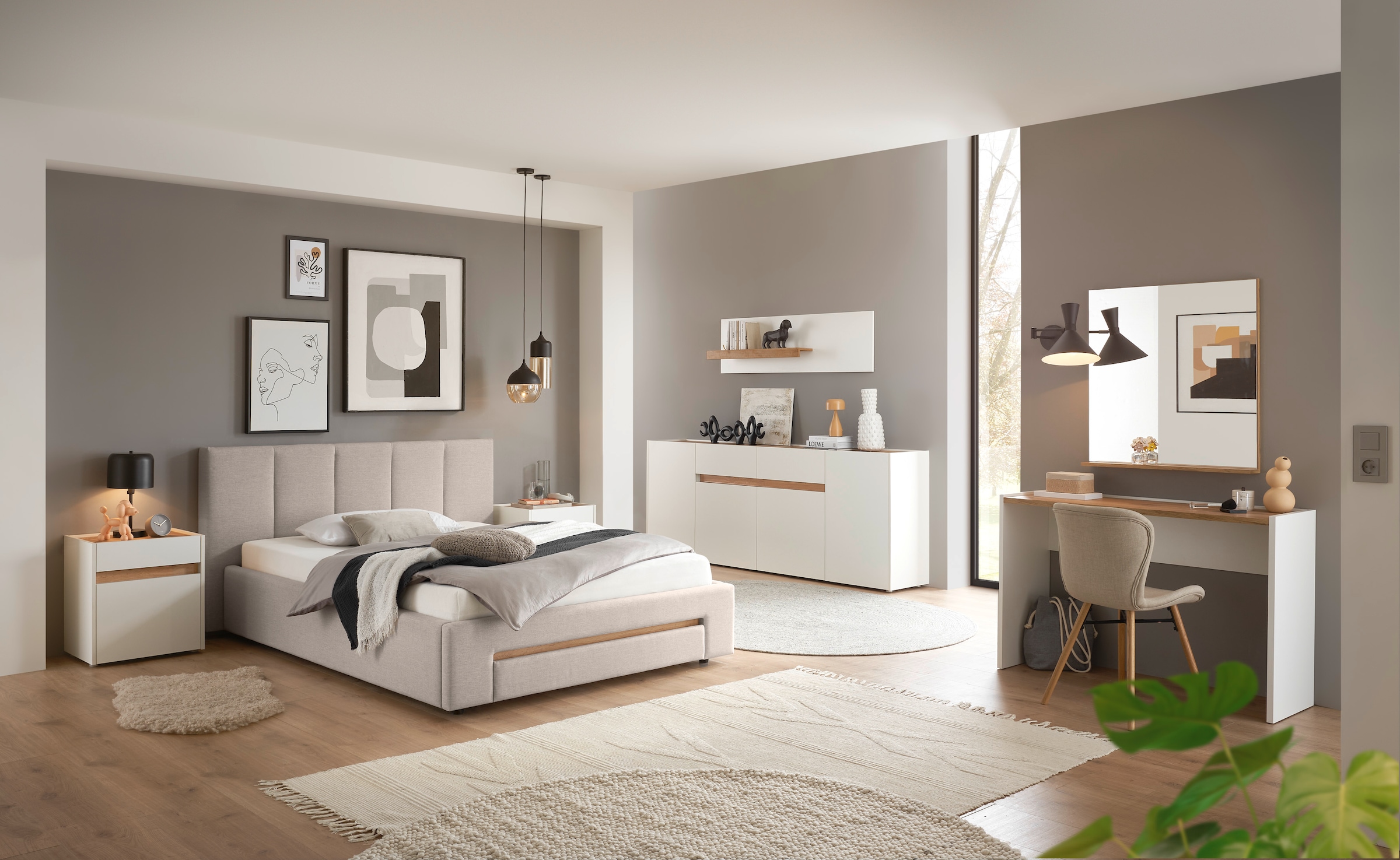 INOSIGN Table de nuit »CiTY/GiRON, Nachttisch, Nachtschrank, Bestellschrank, Nachtkonsole« in zwei Farben erhältlich, Stauraumfach und Schublade