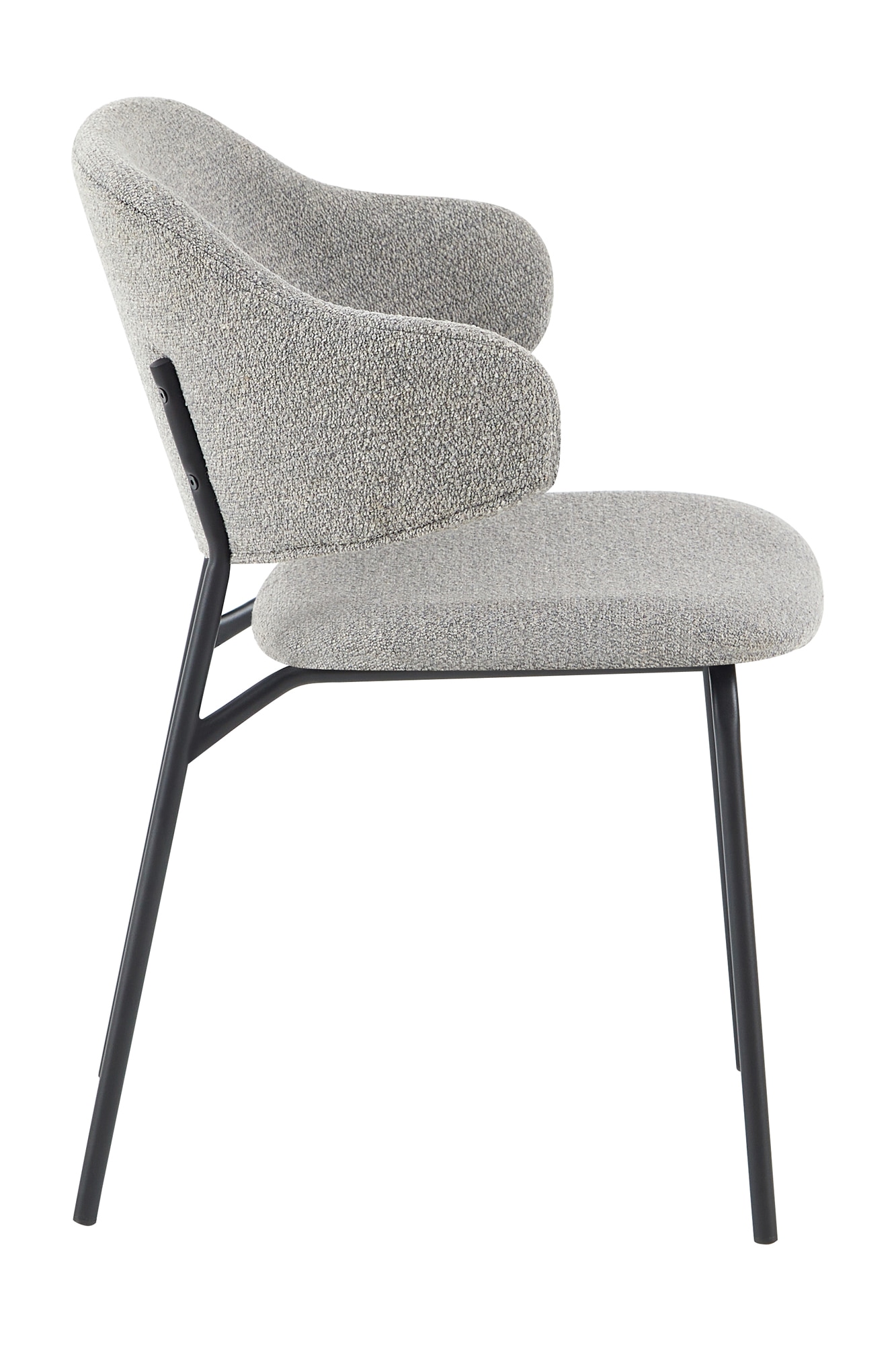 SalesFever Chaise avec accoudoirs »Komfortabler Esszimmerstuhl mit Stil« (Ensemble) 2 cuis2er Set: Design-Gestell mit ausgestellten Armlehnen