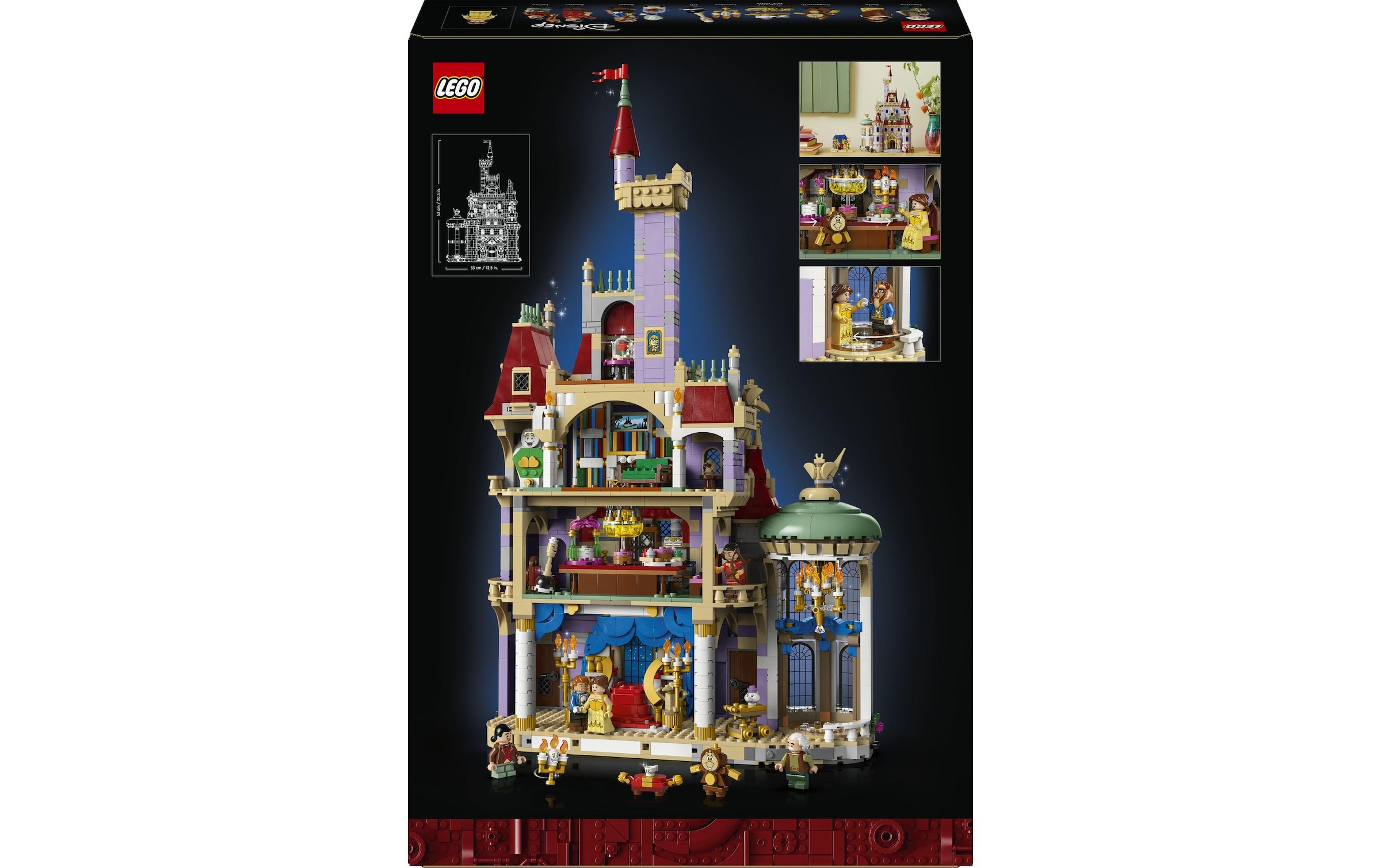 LEGO® Konstruktionsspielsteine »Disney Das Schloss aus Die Schöne und das Biest 43263«