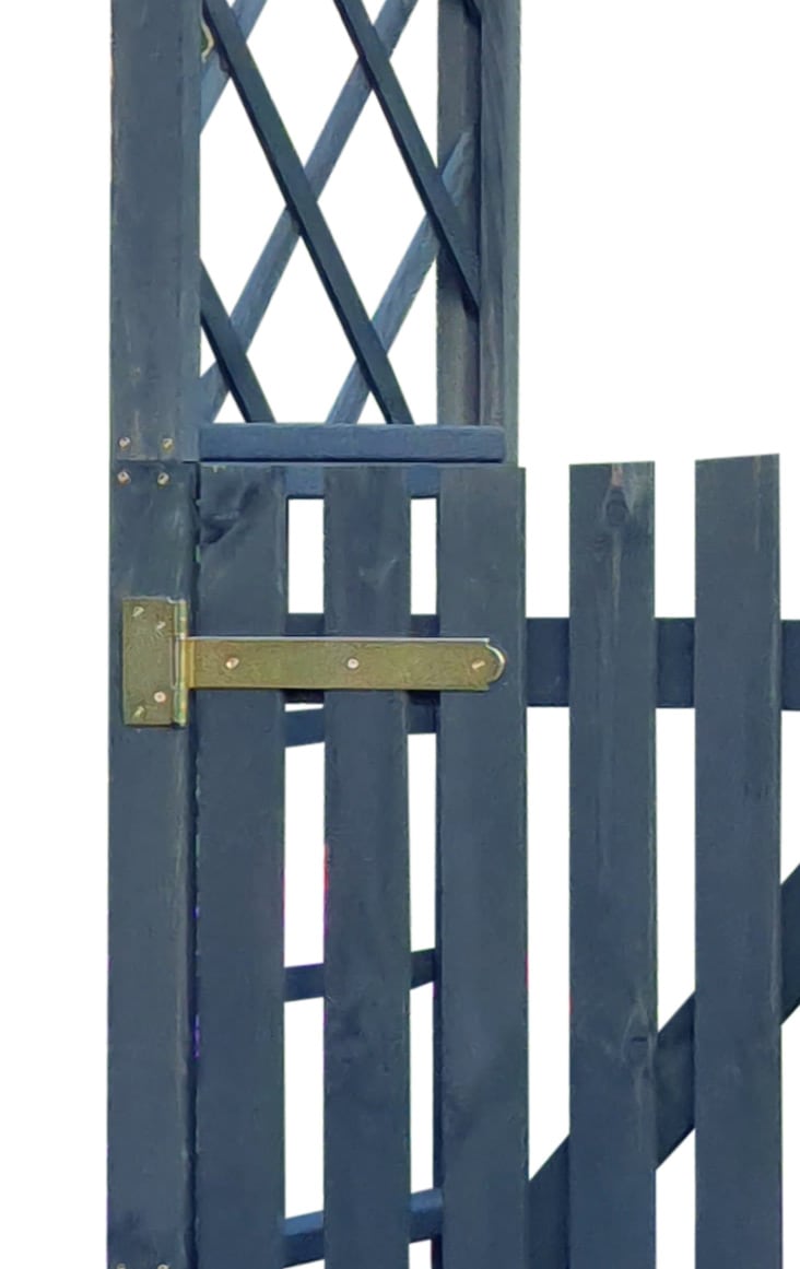 promadino Portail de jardin »Türen für die Pergola Ben« matériau : pin massif, imprégné. Dimensions : L129xH100cm