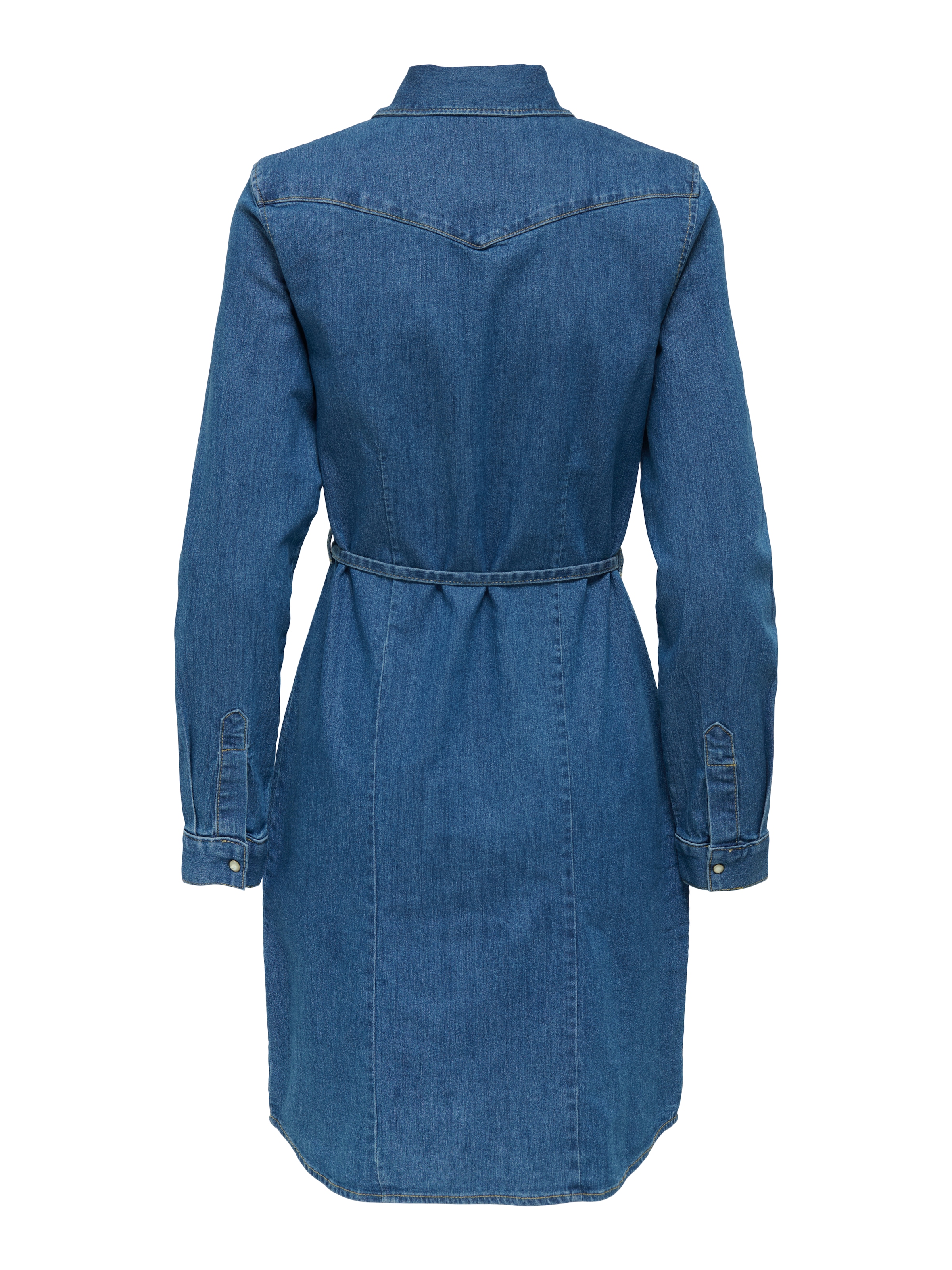 ONLY Jeanskleid »ONLSASIA L/S STRETCH DNM DRESS AKM« Brusttaschen