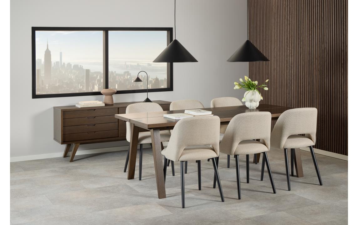 AC Design Buffet »A-Line 160 x 45 x 72 cm« Buffet élégant en chêne blanchi