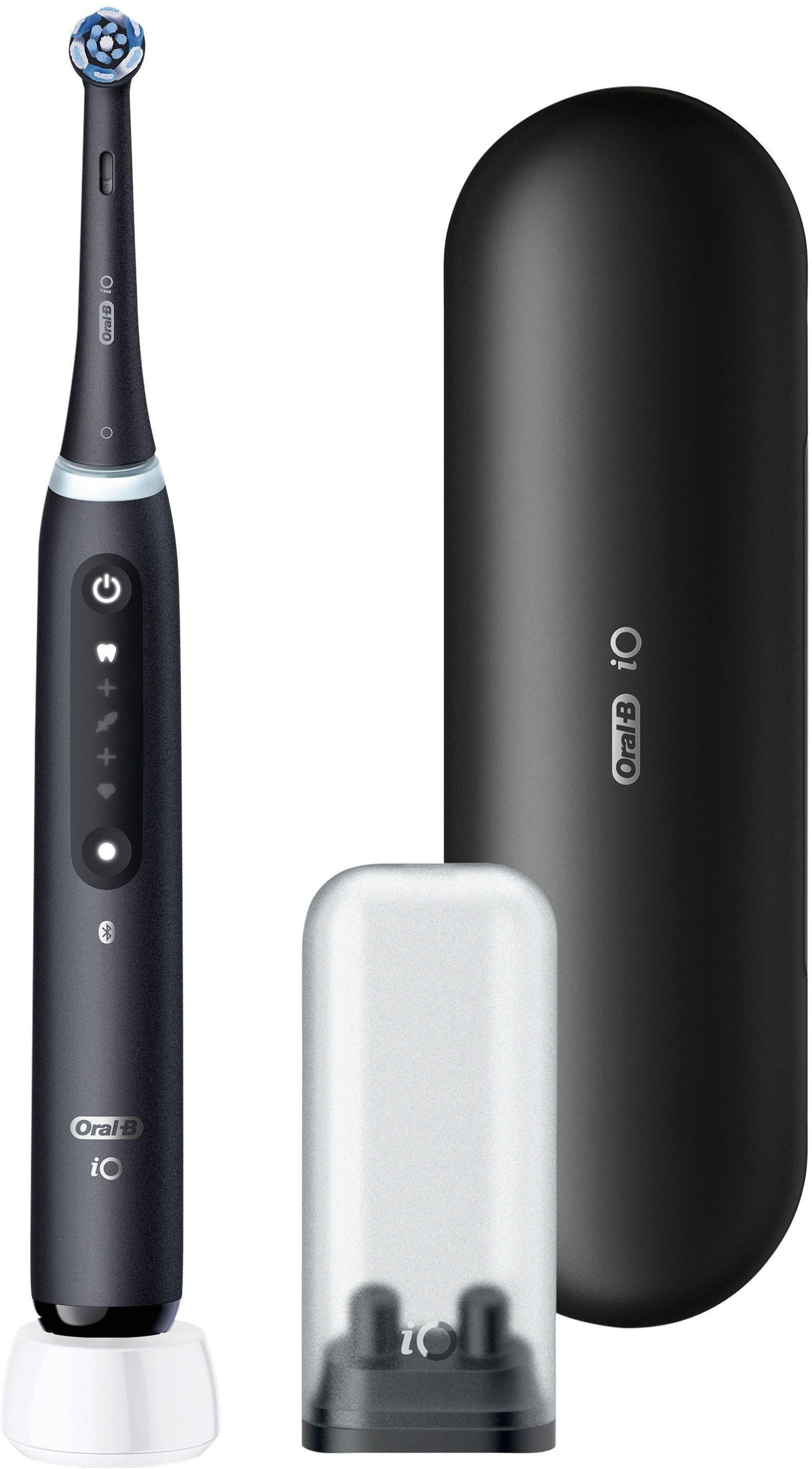 Oral-B Elektrische Zahnbürste »Oral-B iO Series 5« 1 Stk. Aufsteckbürsten Langanhaltender Akku | Reise-Etui | Aufsteckbürstenhalter