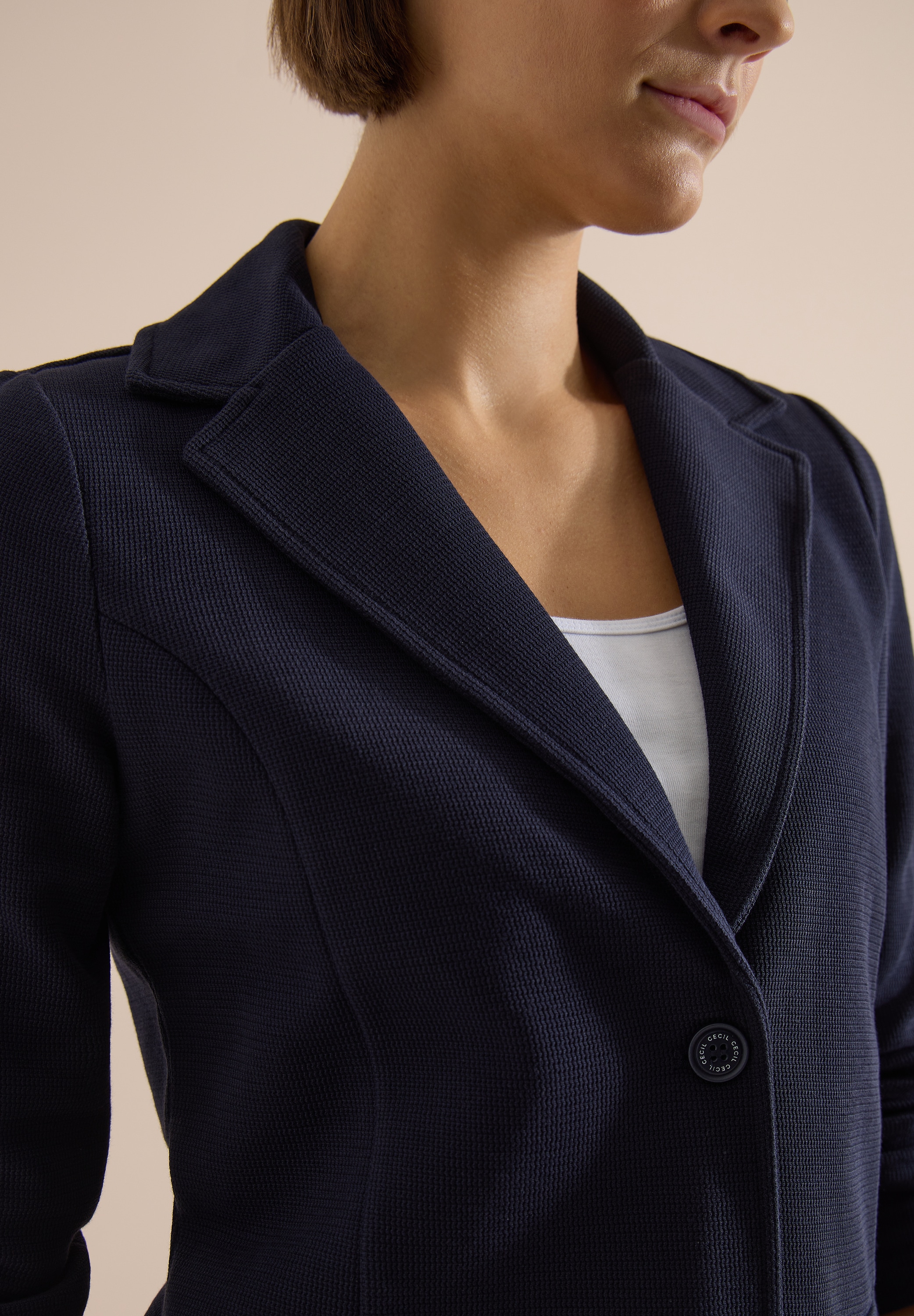 Cecil Veste blazer avec structure unie