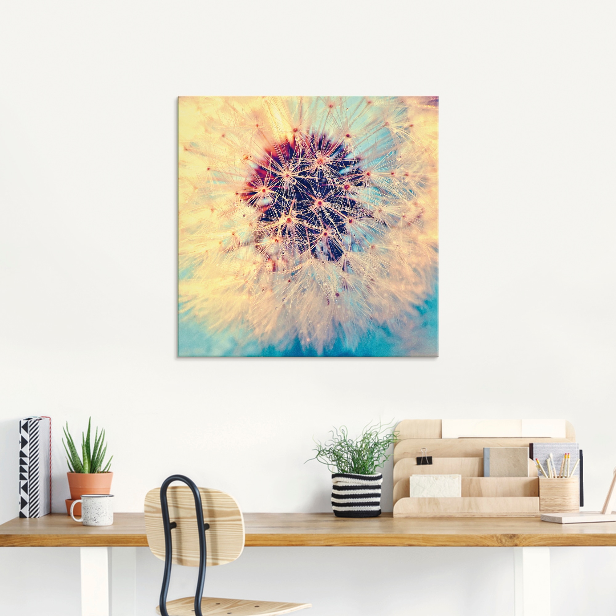 Artland Glasbild »Pusteblume ganz nah« Blumen 1 Stk. tlg. in verschiedenen Grössen