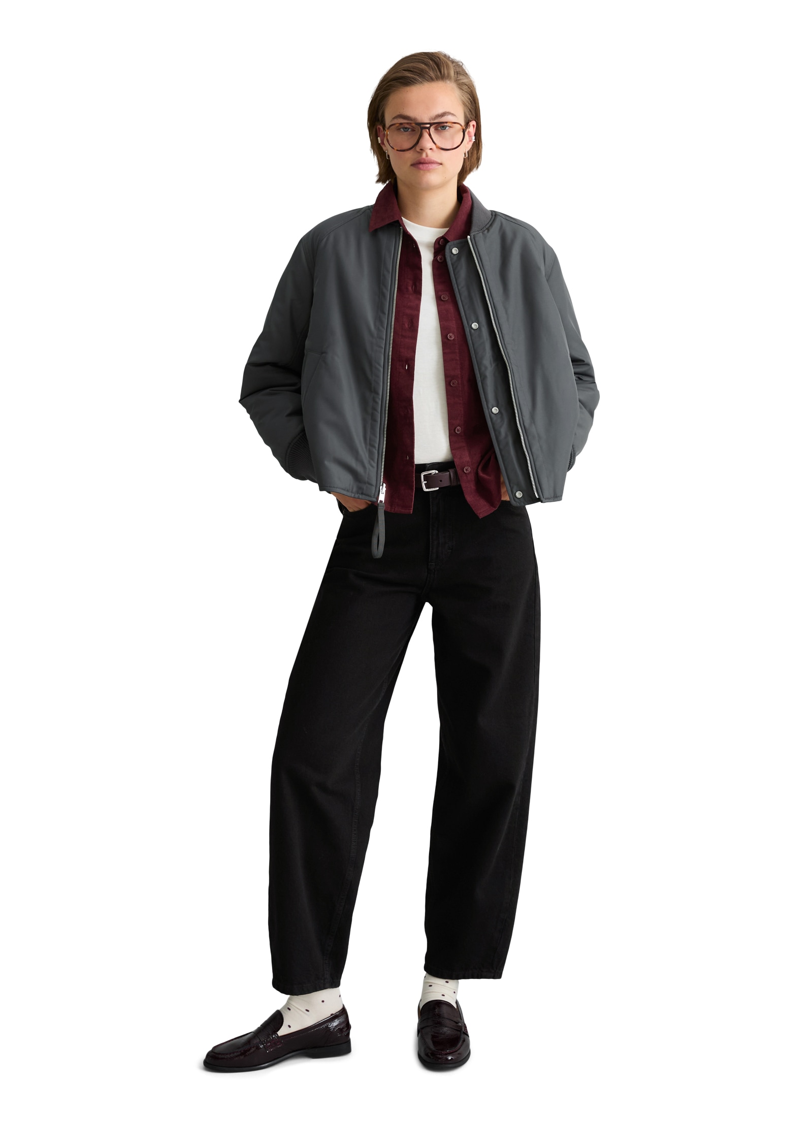 Marc O'Polo DENIM Veste réversible blouson réversible coupe régulière en polyester recyclé