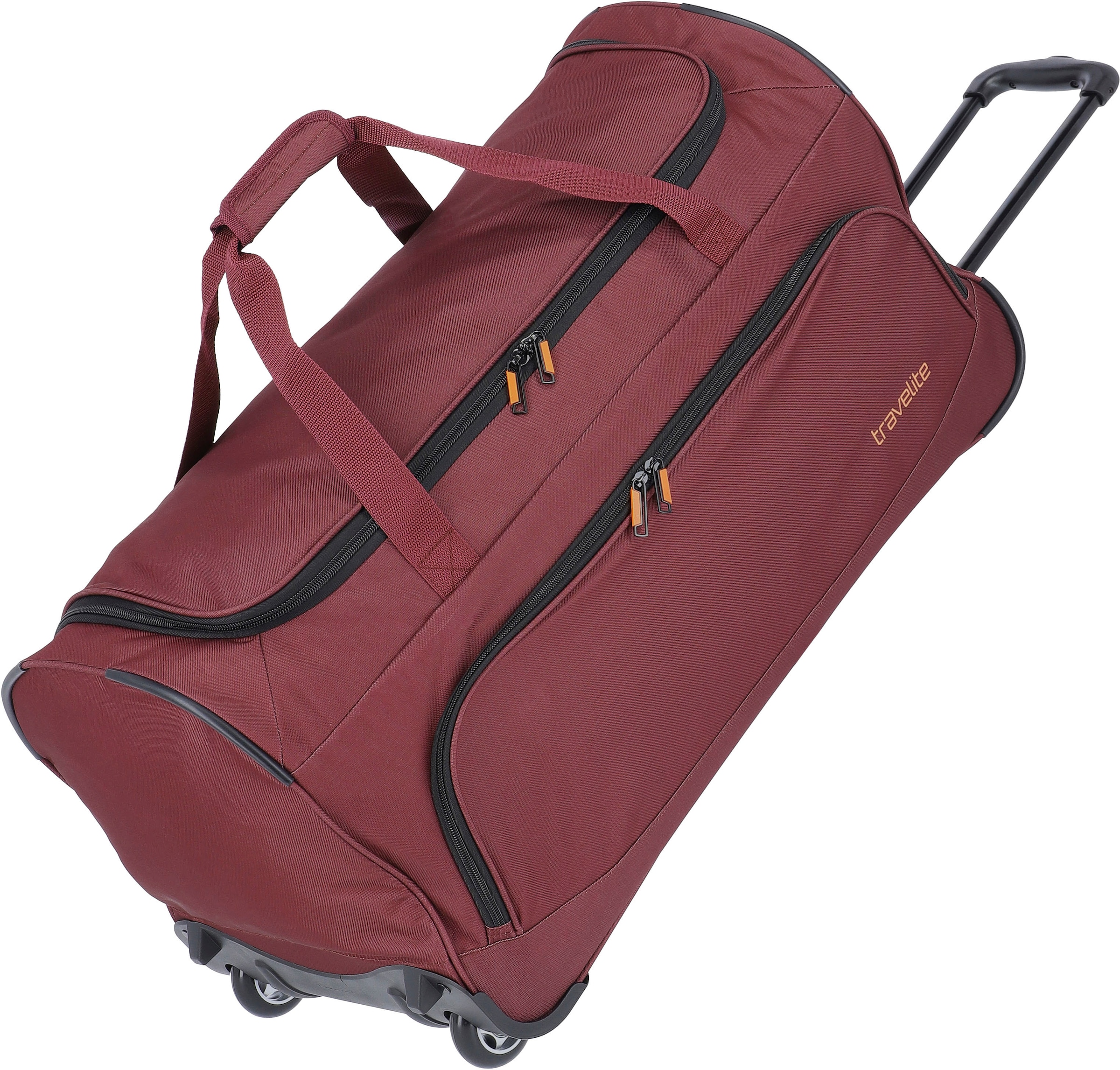 travelite Reisetasche »Basics Fresh 71 cm Duffle Bag mit Rollen« grosse Duffle Bag aus strapazierfähigem Material, ideal als Reisegepäck