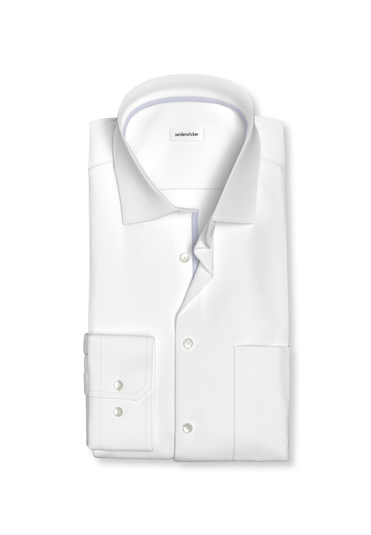 seidensticker Businesshemd »Schwarze Rose«, Regular Kentkragen Struktur
