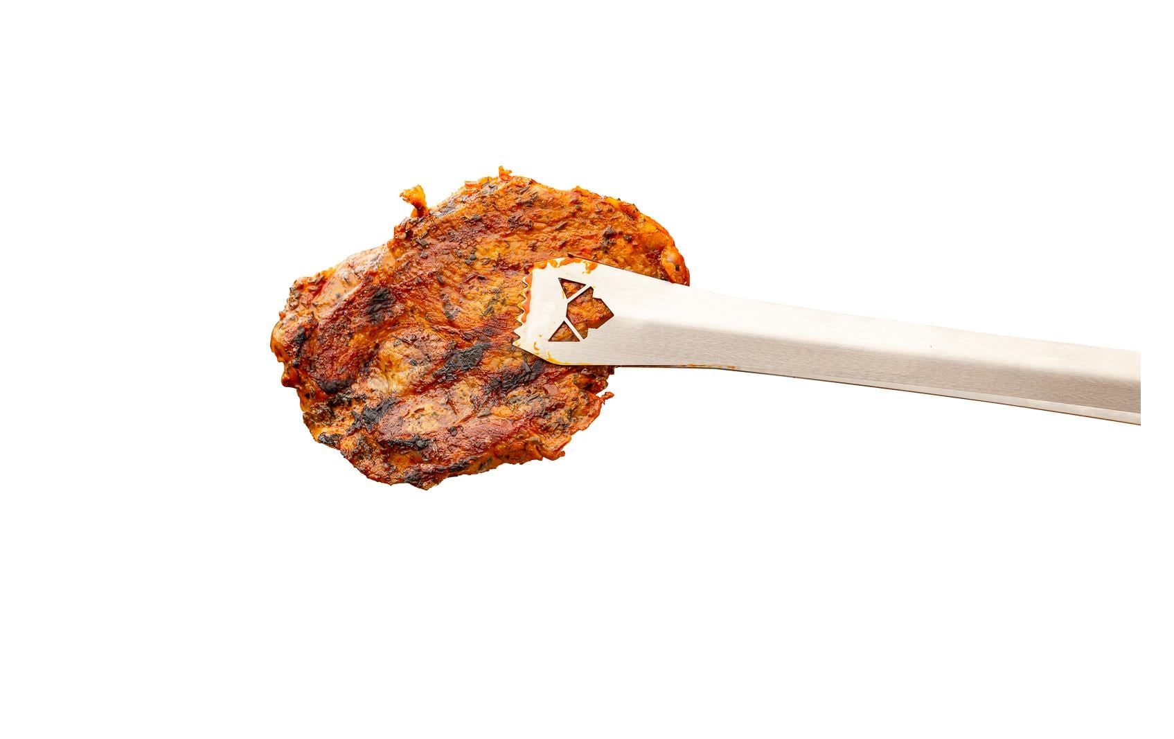 Fennek Grill Pince à barbecue »gross Silber«