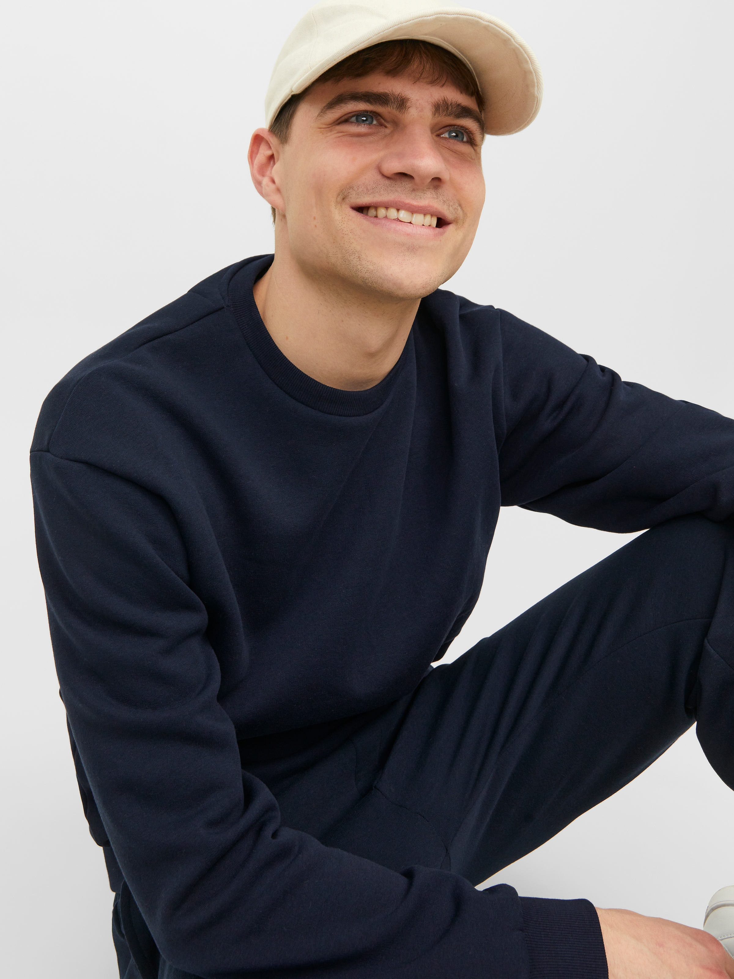 Jack & Jones Sweat-shirt »JJEBRADLEY SWEAT CREW 2PK MP«, 2 mélange de matières, coupe décontractée
