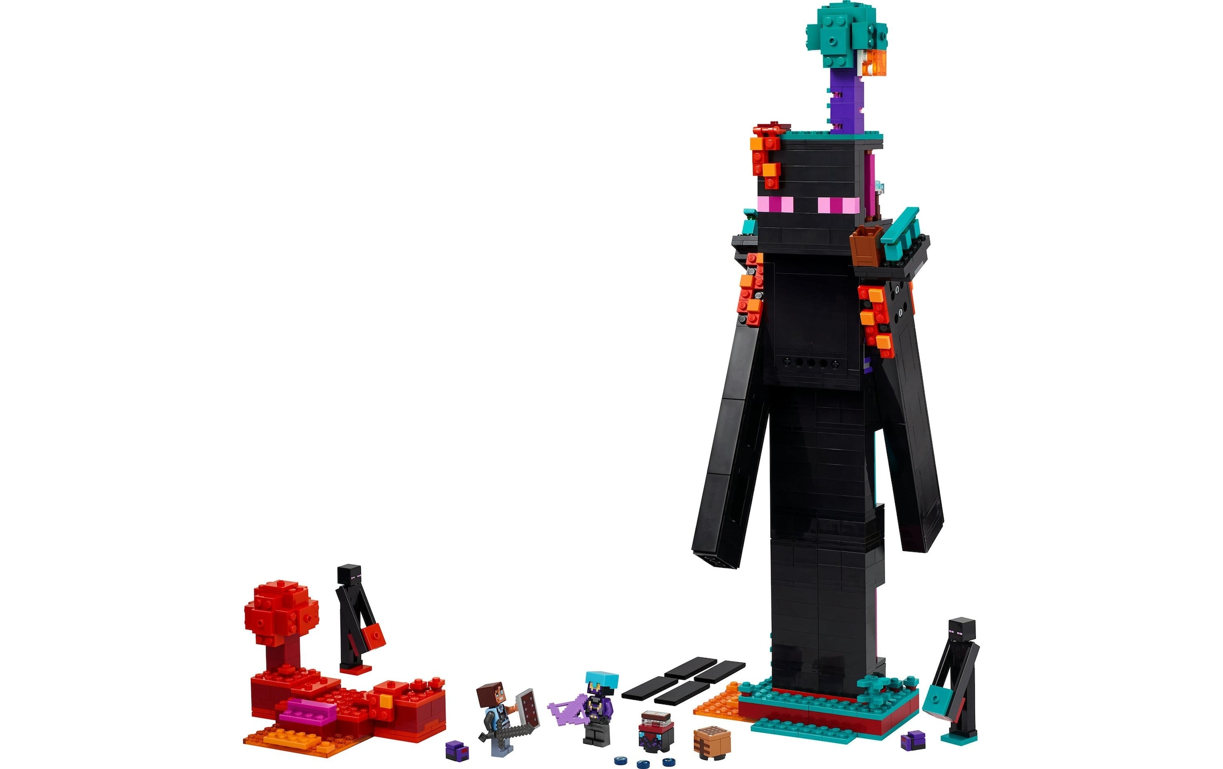 LEGO® Briques de jeu »Minecraft Der Enderman-Turm 21279«