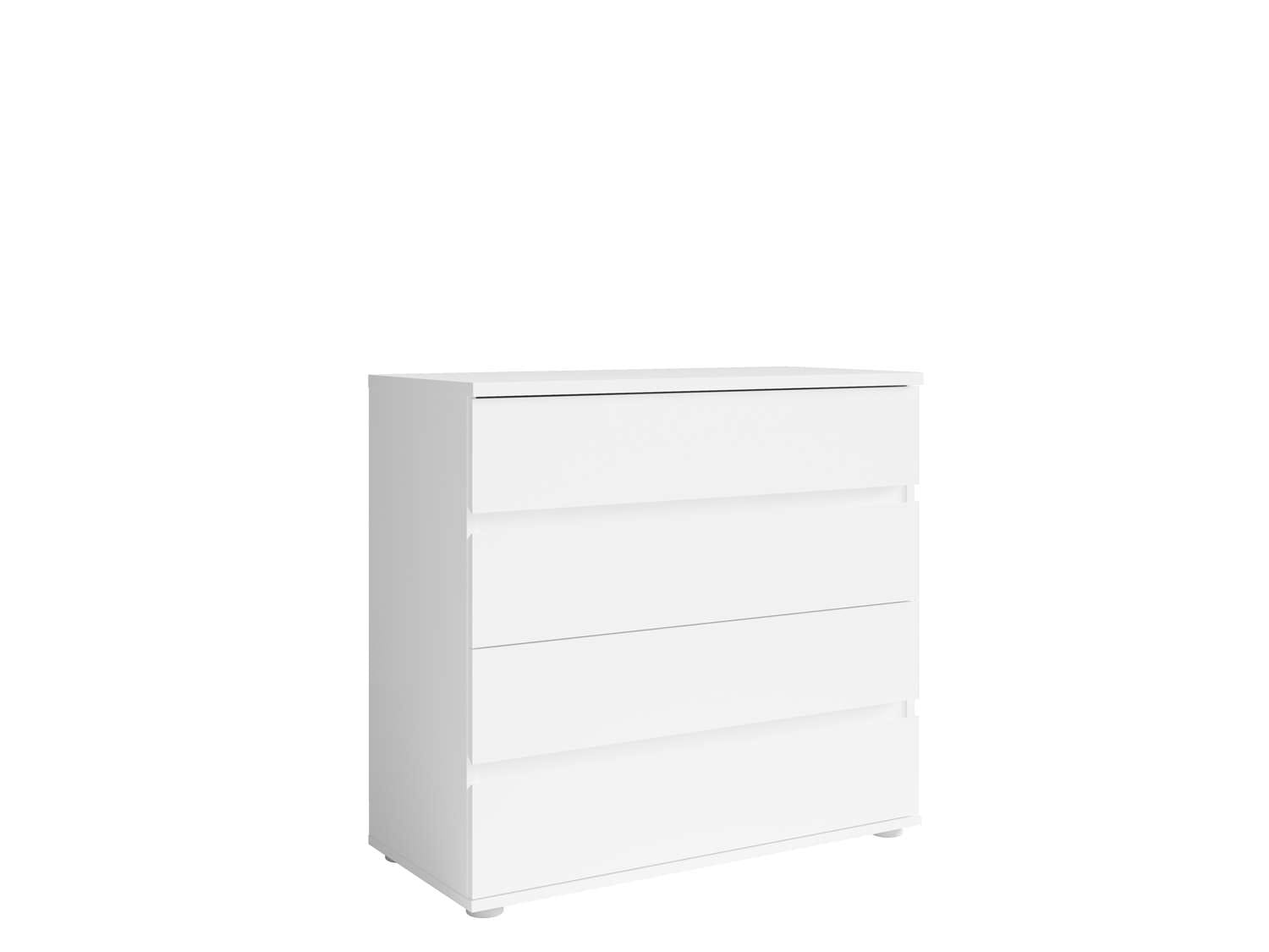 Home affaire Commode »Greti Sideboard mit 4 Schubladen, Masse B/T/H: 91,2/42/84,3 cm« Schubladenschrank mit viel Stauraum, weiss matt, Breite 91,2 cm