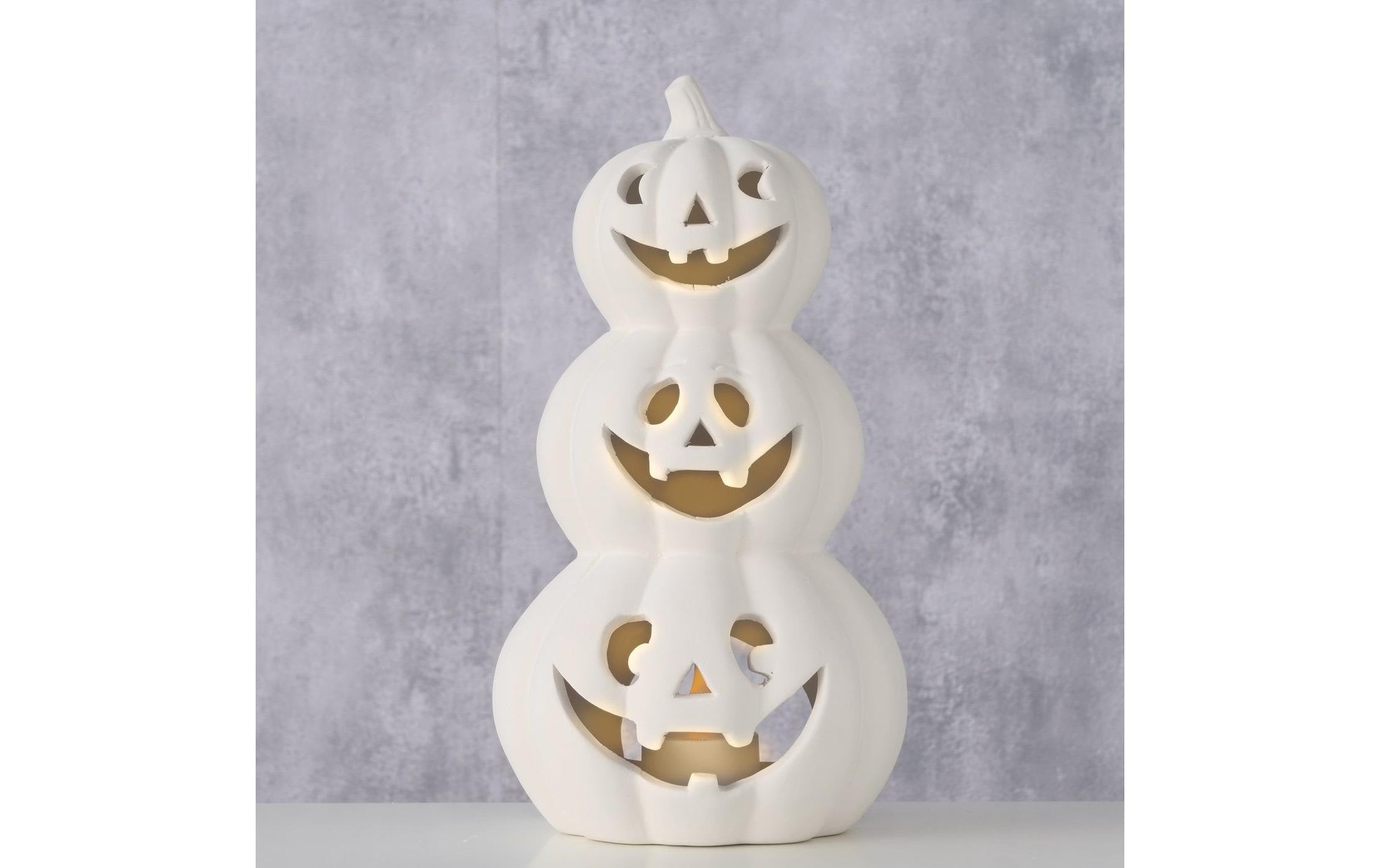 BOLTZE Teelichthalter »Curbana Keramik, 25 x 14 cm«