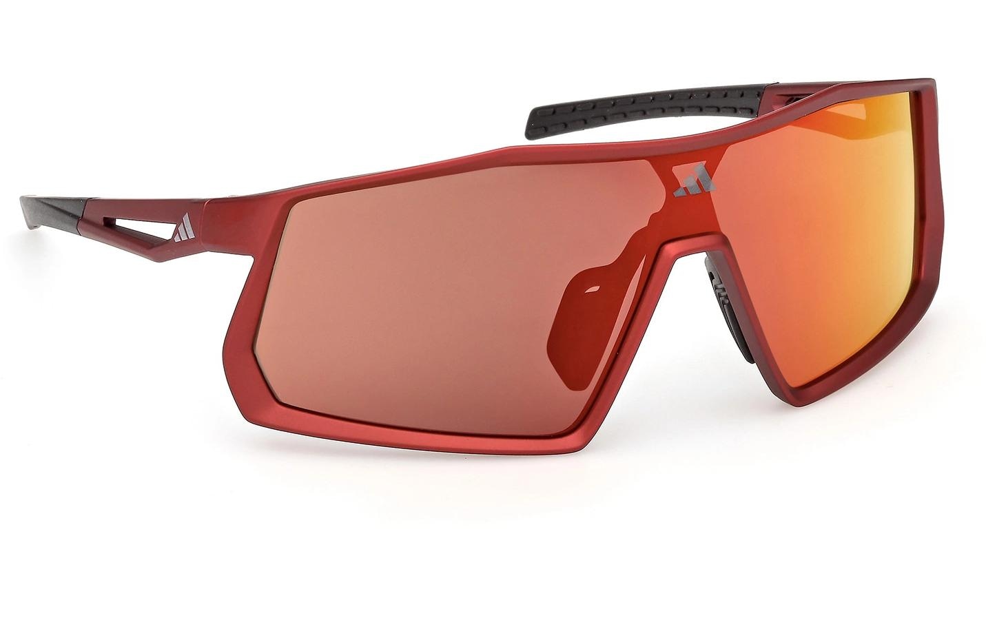 adidas Performance Sportbrille »Kentro SP0123 Matte Red, Roviex Mirror« UV Schutz