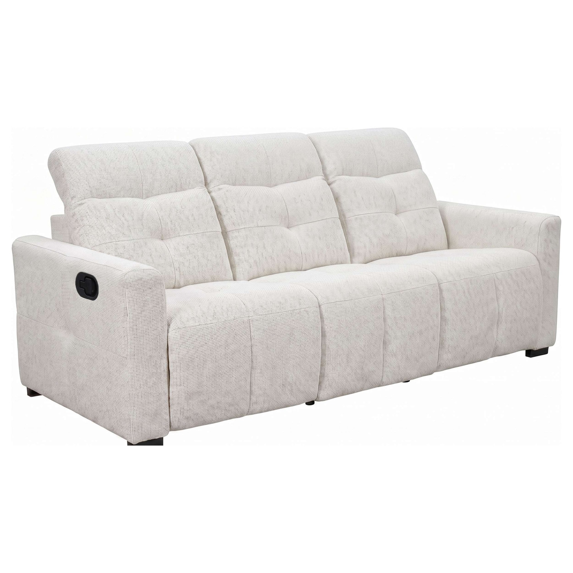 GOODproduct 3-places »CAARLA Webstoff, Sofa, 224 cm, man. o. elektr. Relaxfunktion (USB)« avec USB-A et USB-C en version électrique, réglage de la tête