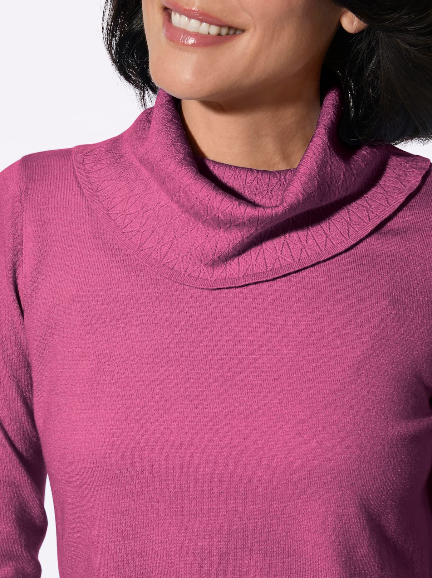 Casual Looks Pull à col roulé »Rollkragen-Pullover«