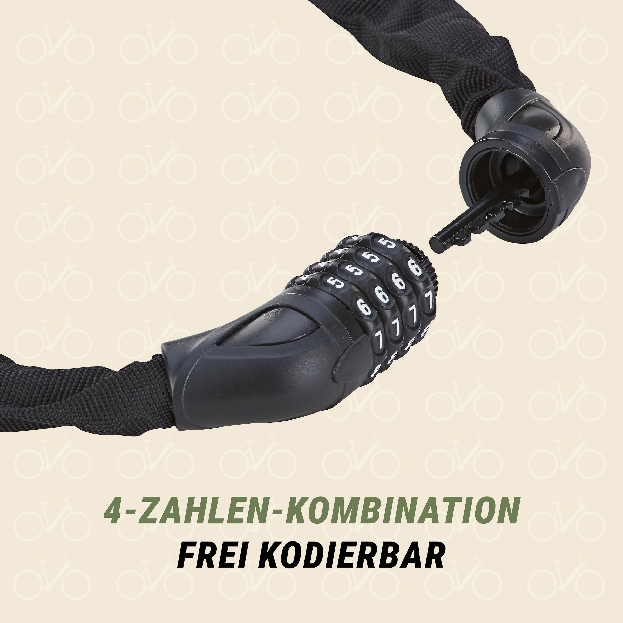 Prophete Serrure à chaîne à combinaison »Zahlen Kettenschloss«