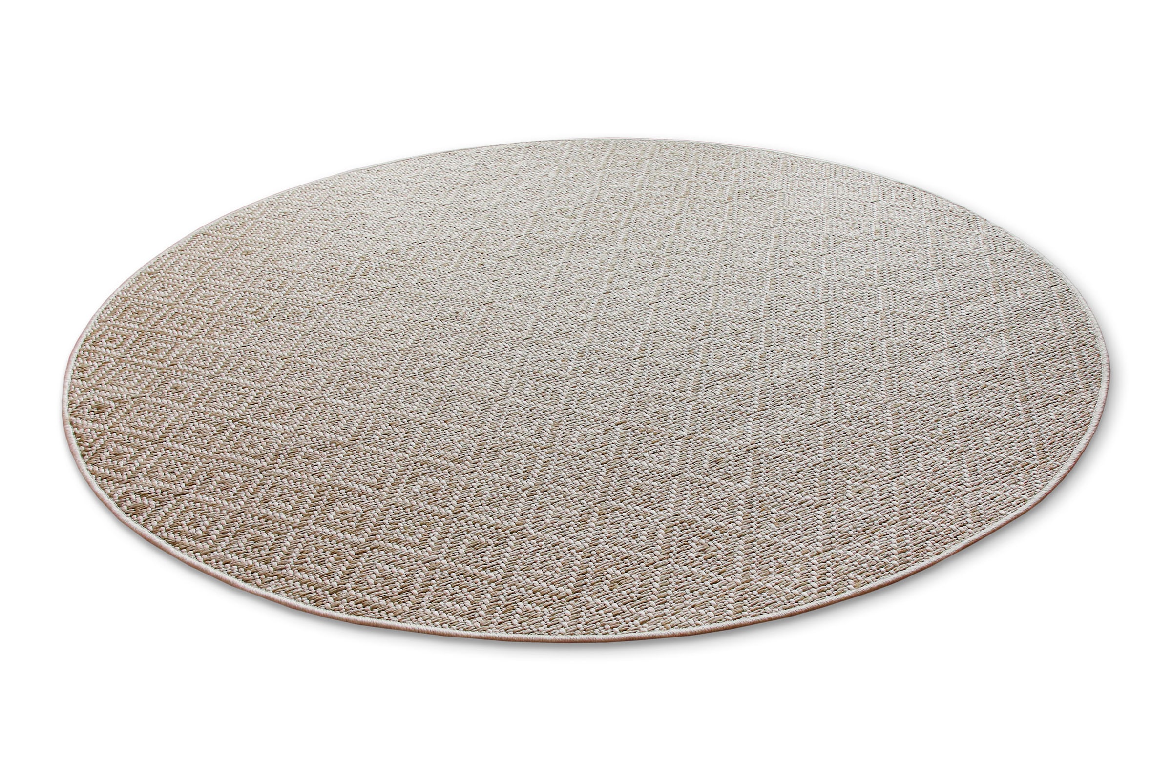 Wecon home Tapis »Miami Beach« Rond 5 mm Höhe In- & Outdoor Teppich, wetterfest, modernes Rauten Muster, Balkon