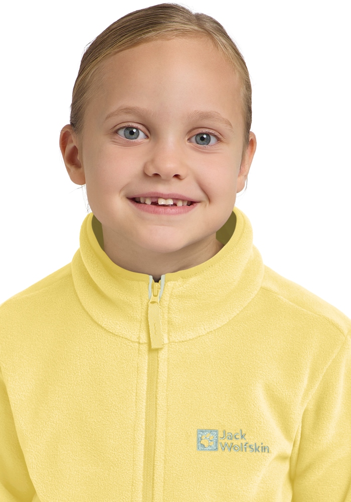 Jack Wolfskin Fleecejacke »TAUNUS JACKET K« Winddicht, wärmend, atmungsaktiv, Übergangsjacke, für Kinder