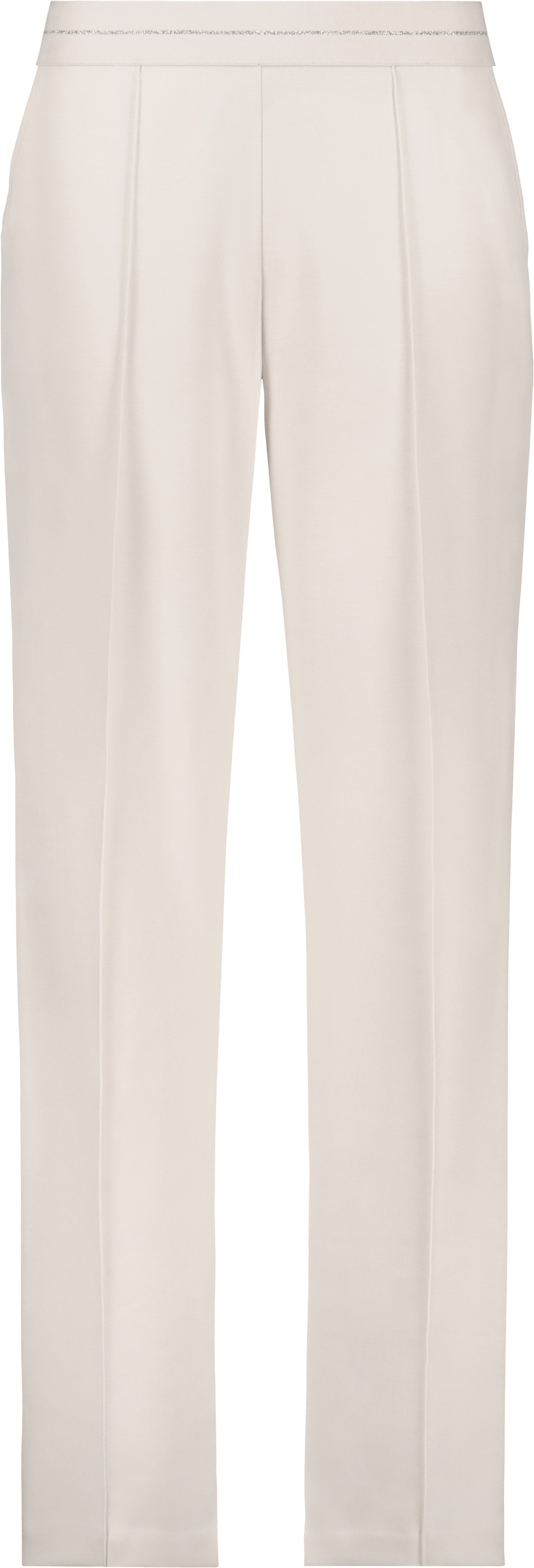Monari Pantalon de jogging »Basic Lurex«  elastischer Bund mit Glitzerstreifen, Straight Fit