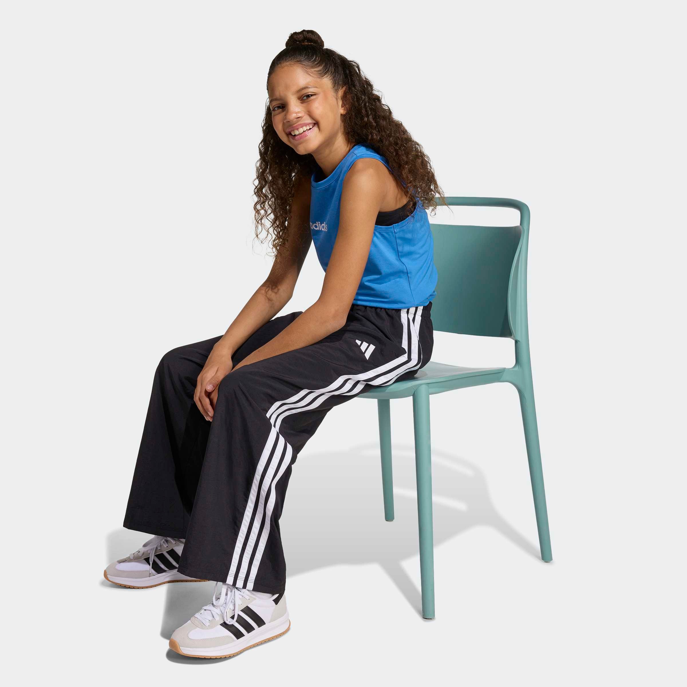 adidas Sportswear Sporthose »ADIDAS GIRLS 3-STREIFEN AUS GEWEBTEM MATERIAL«