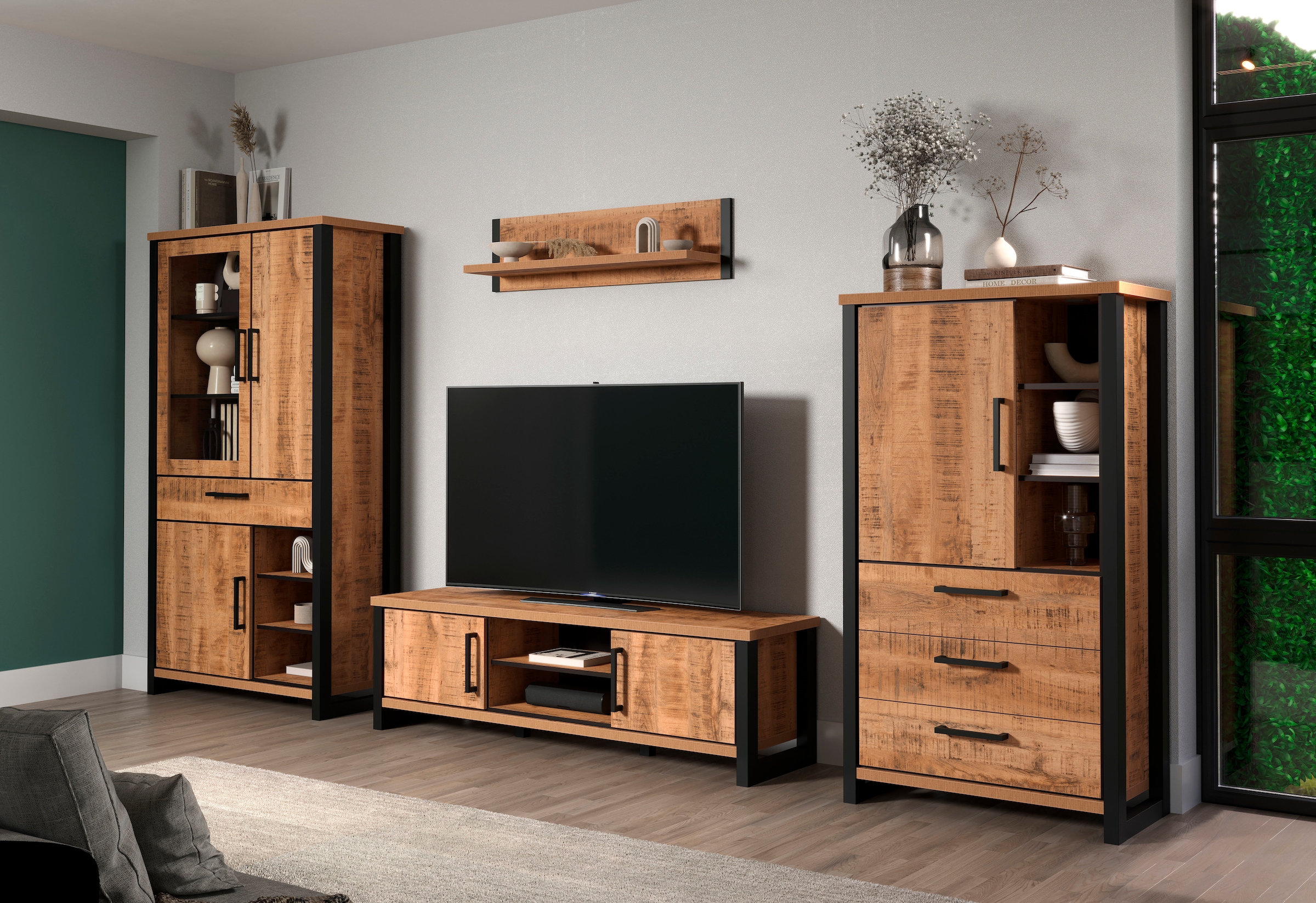 Home affaire Meuble mural »Elda« Komplett-Set, 4 cuis tlg.