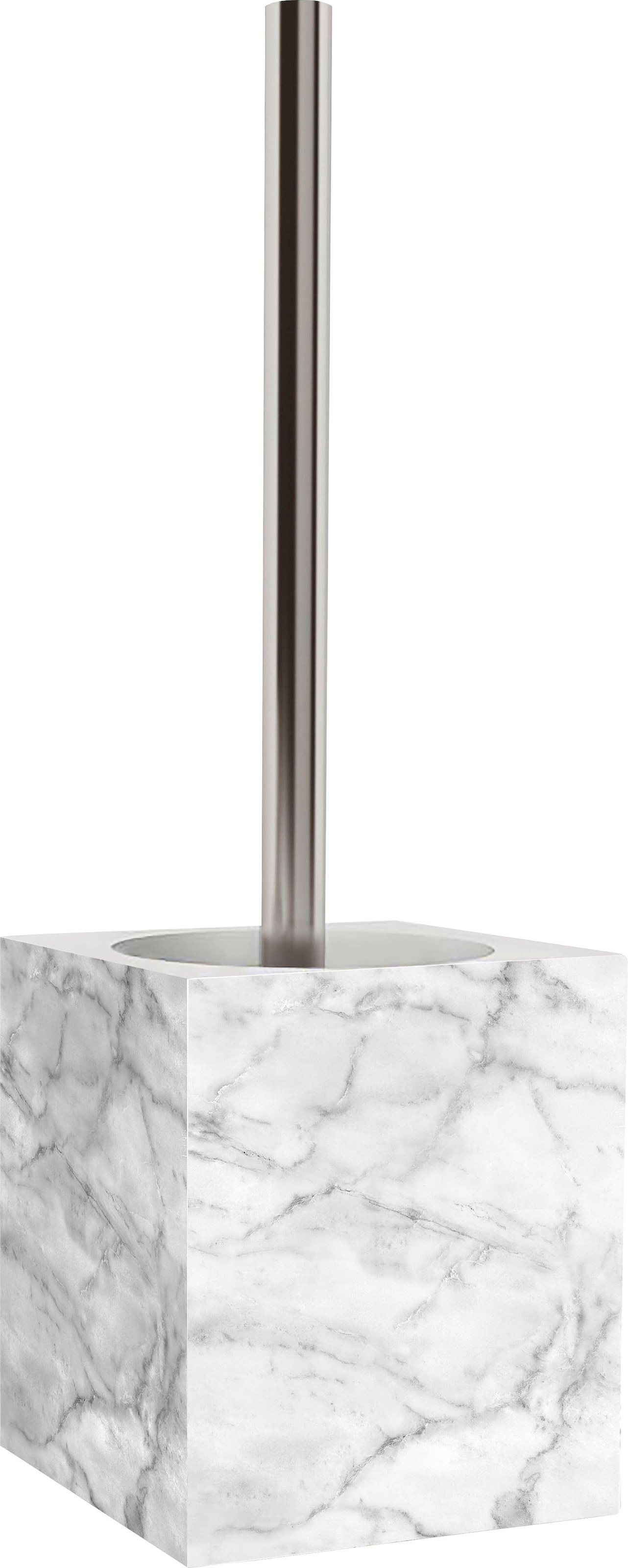 Sanilo Set d'accessoires de salle de bain »Marmor« 2-teiliges Set aus Seifenspender und WC-Bürste